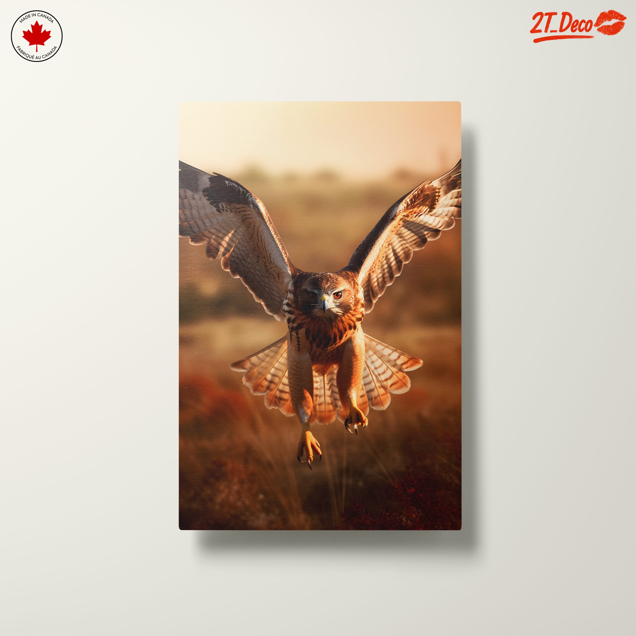 Majestic Eagle in Flight Wall Art 2 - Image 10