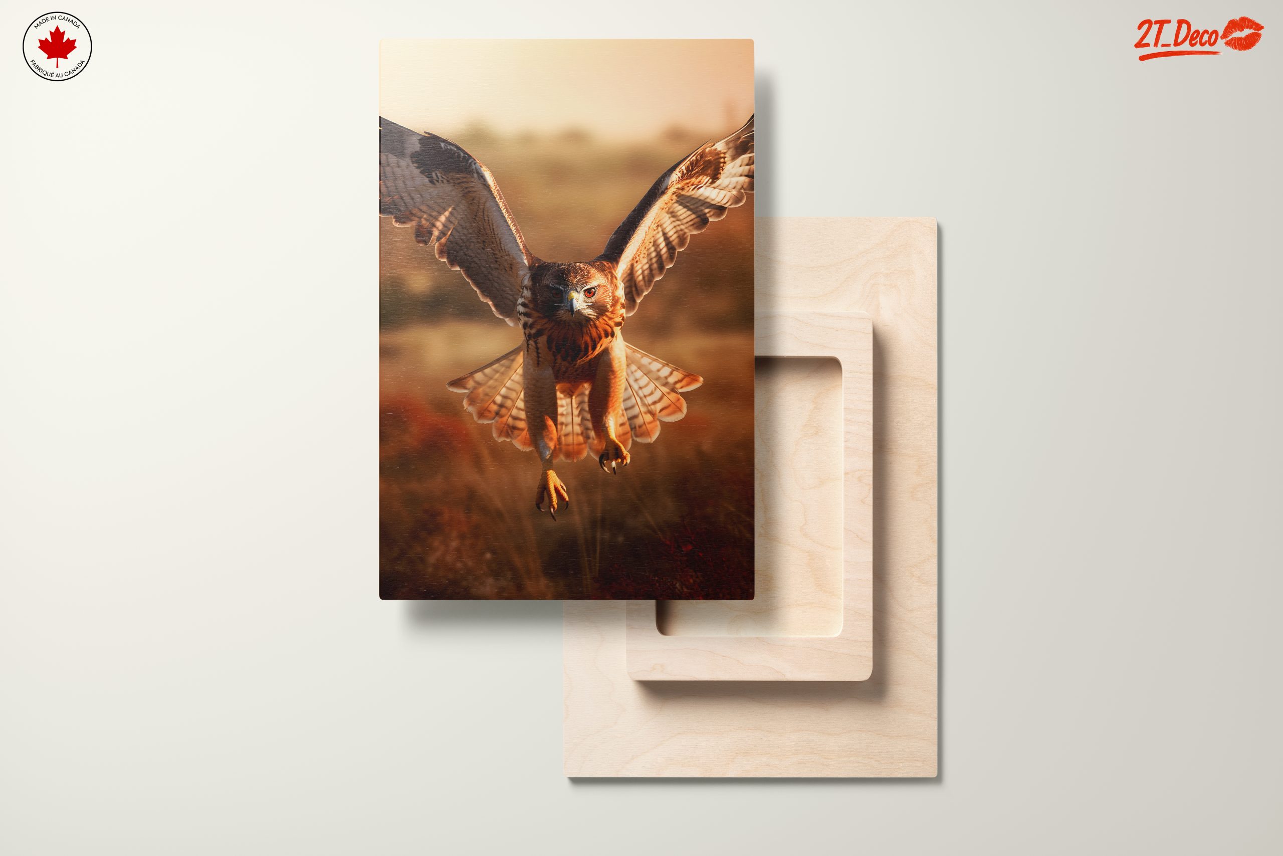 Majestic Eagle in Flight Wall Art 2 - Image 11