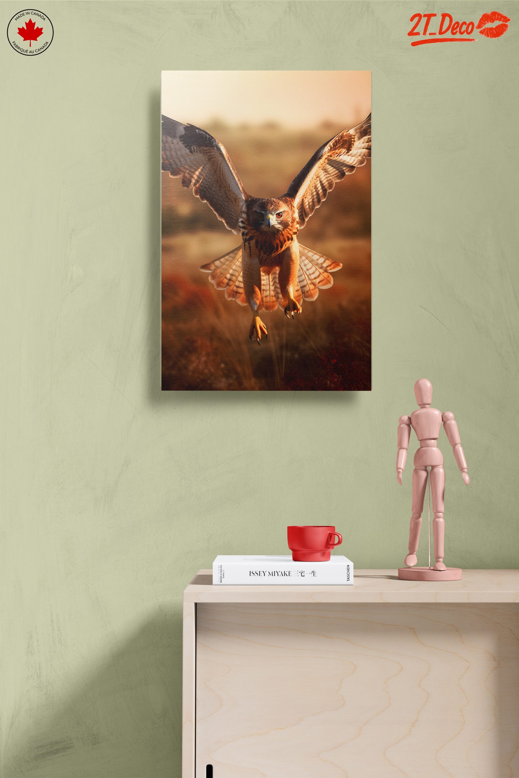 Majestic Eagle in Flight Wall Art 2 - Image 14