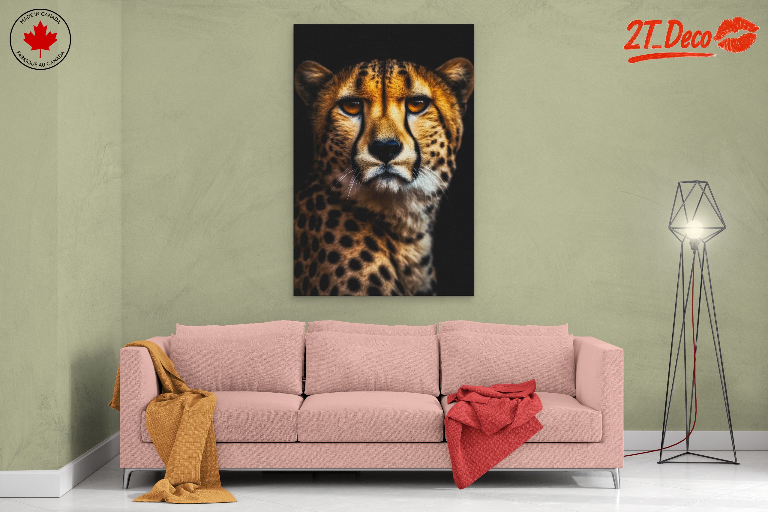 Stunning Cheetah Wall Art - Image 2