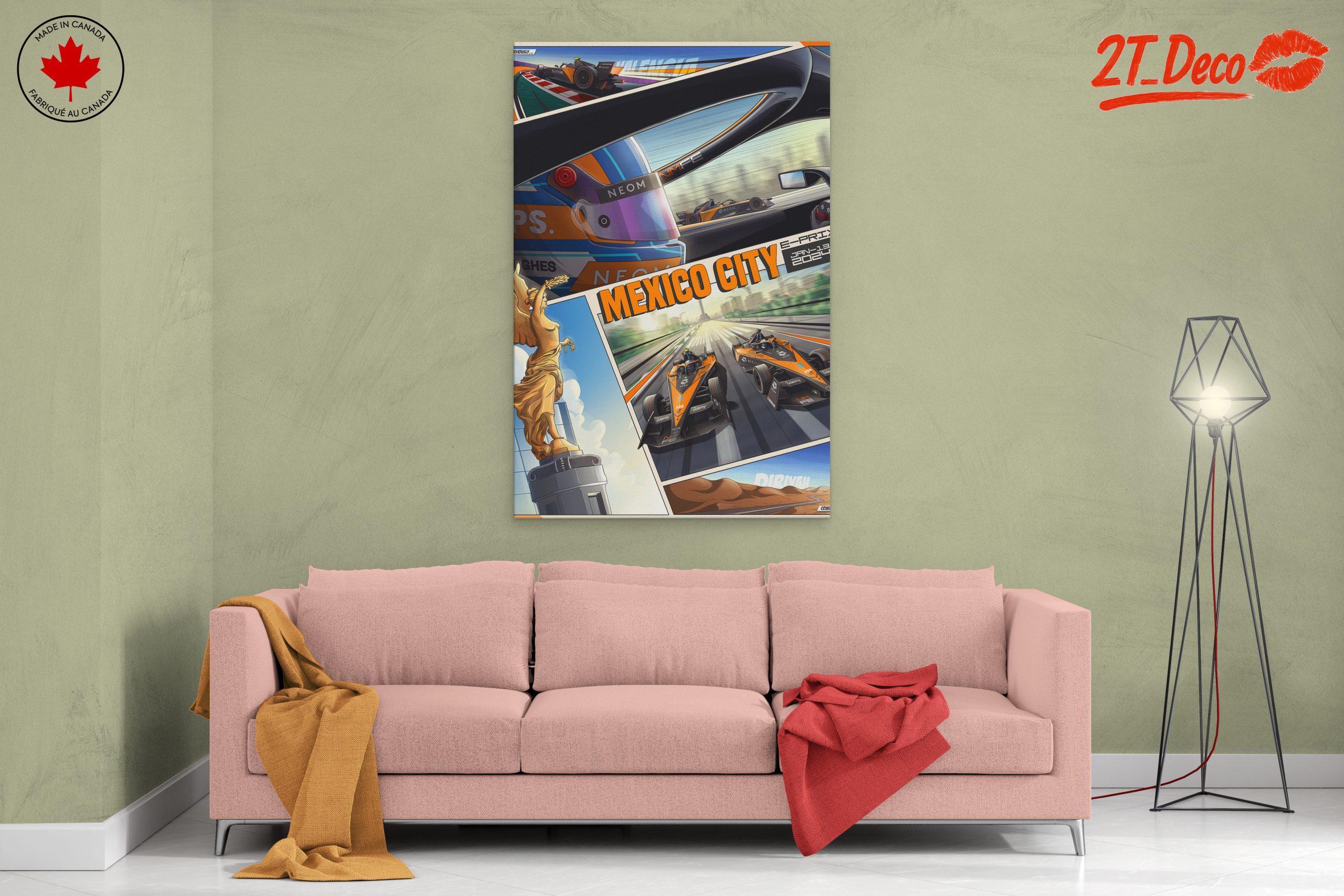 Exciting Mexico City Formula E Art - Image 2
