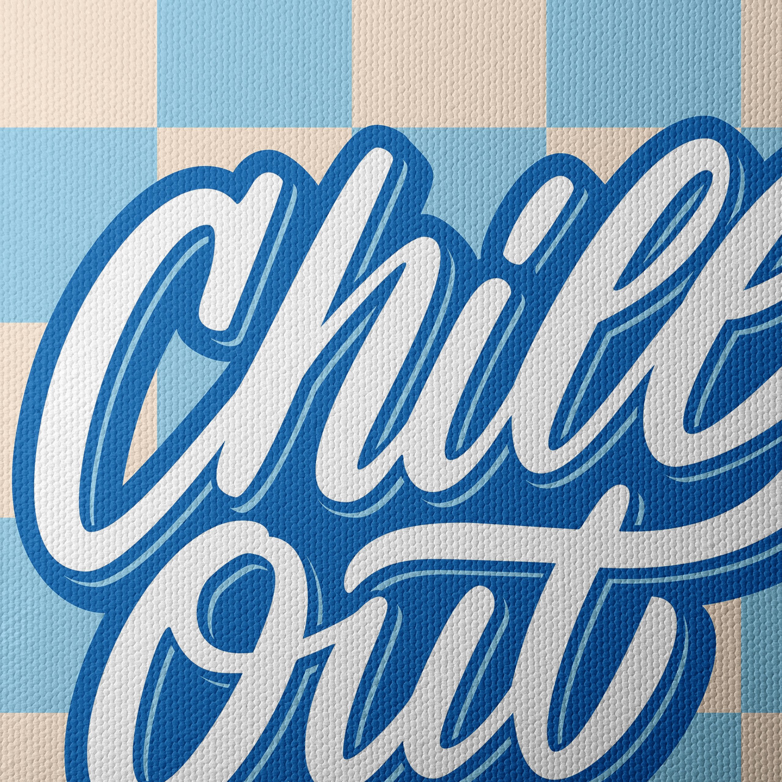 Chill Out Typography Poster - Image 4