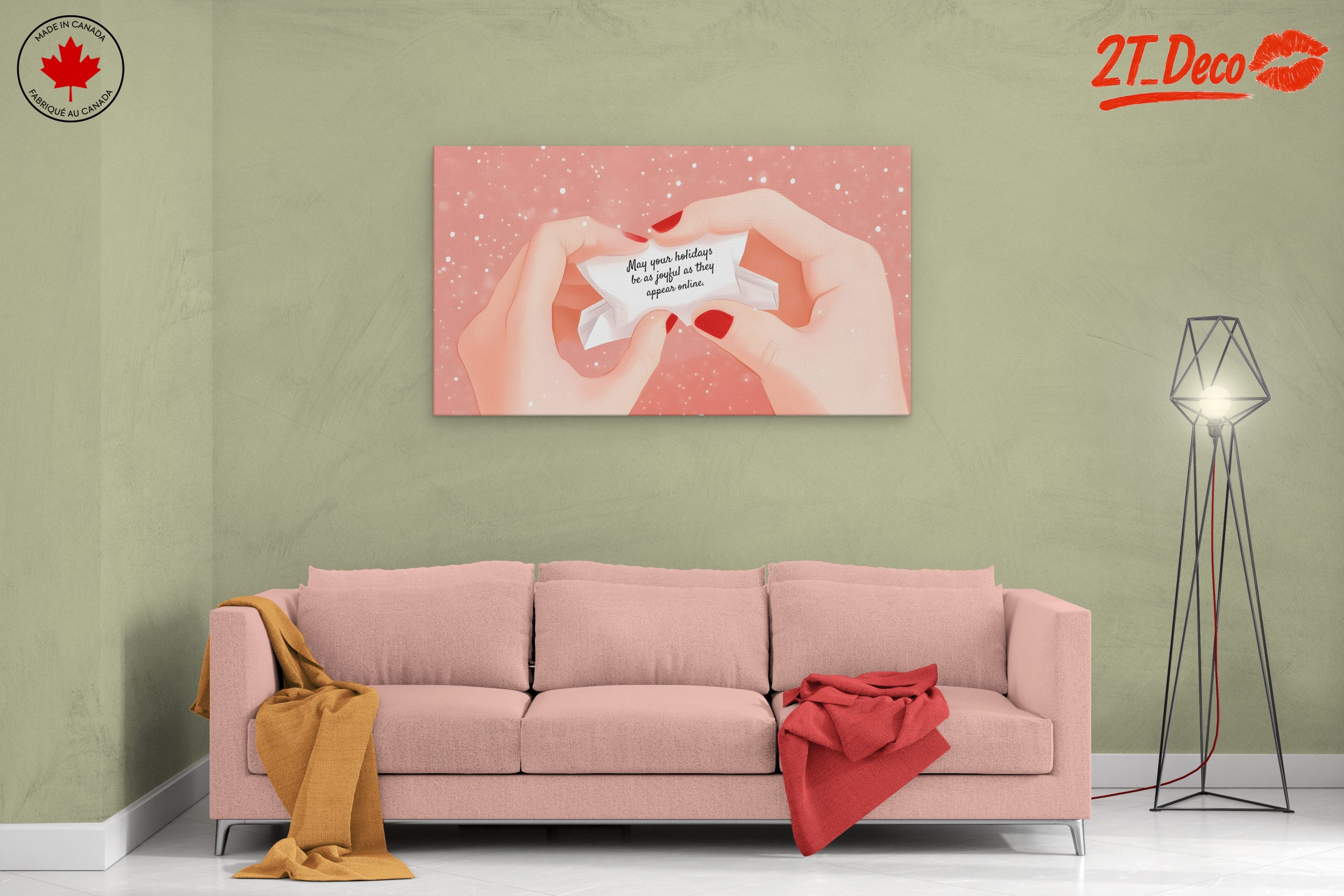 Joyful Holiday Quote Art - Image 2