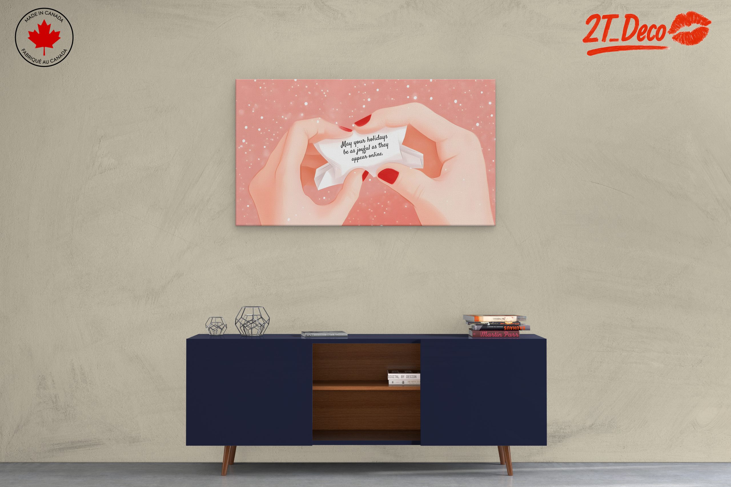 Joyful Holiday Quote Art - Image 3
