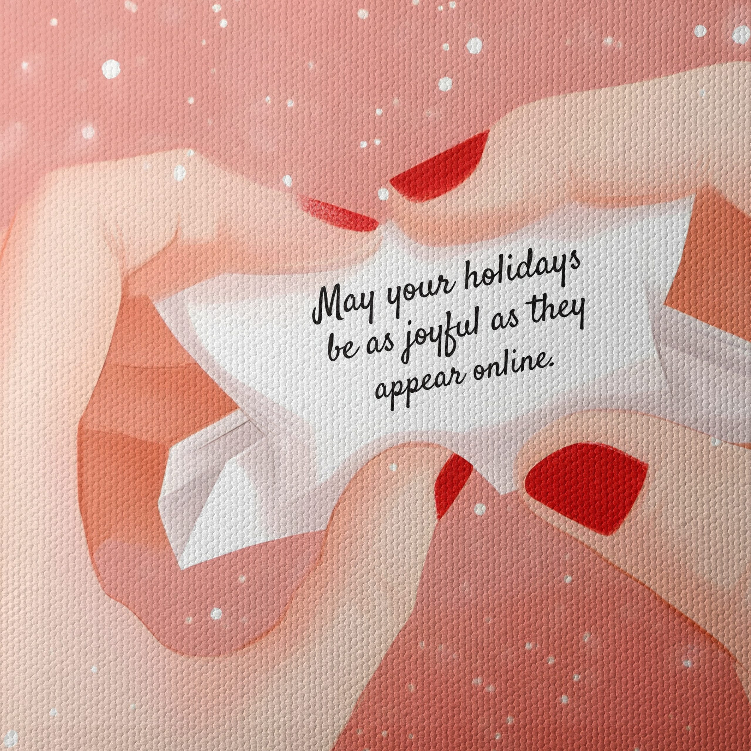 Joyful Holiday Quote Art - Image 4