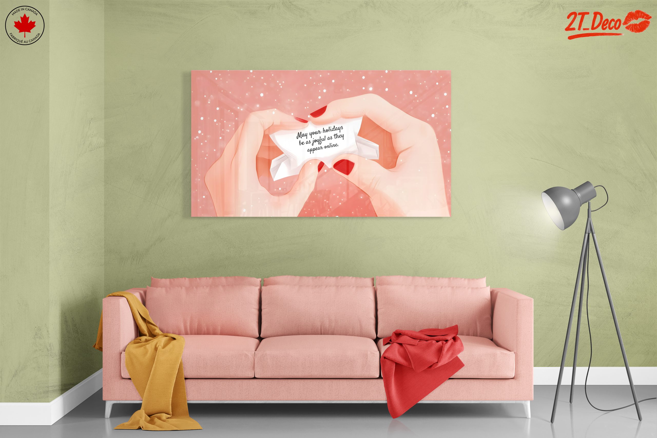 Joyful Holiday Quote Art - Image 7