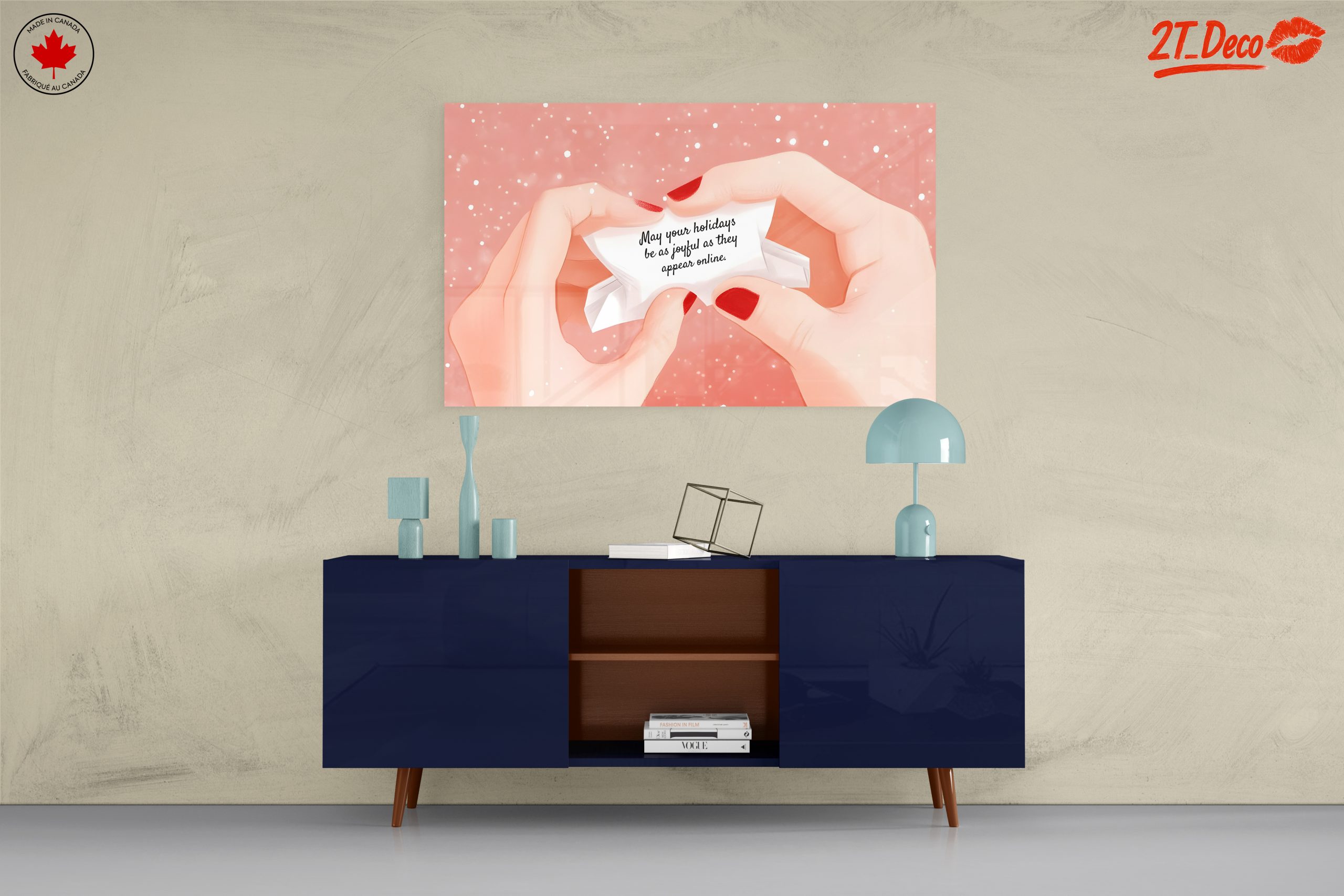 Joyful Holiday Quote Art - Image 8