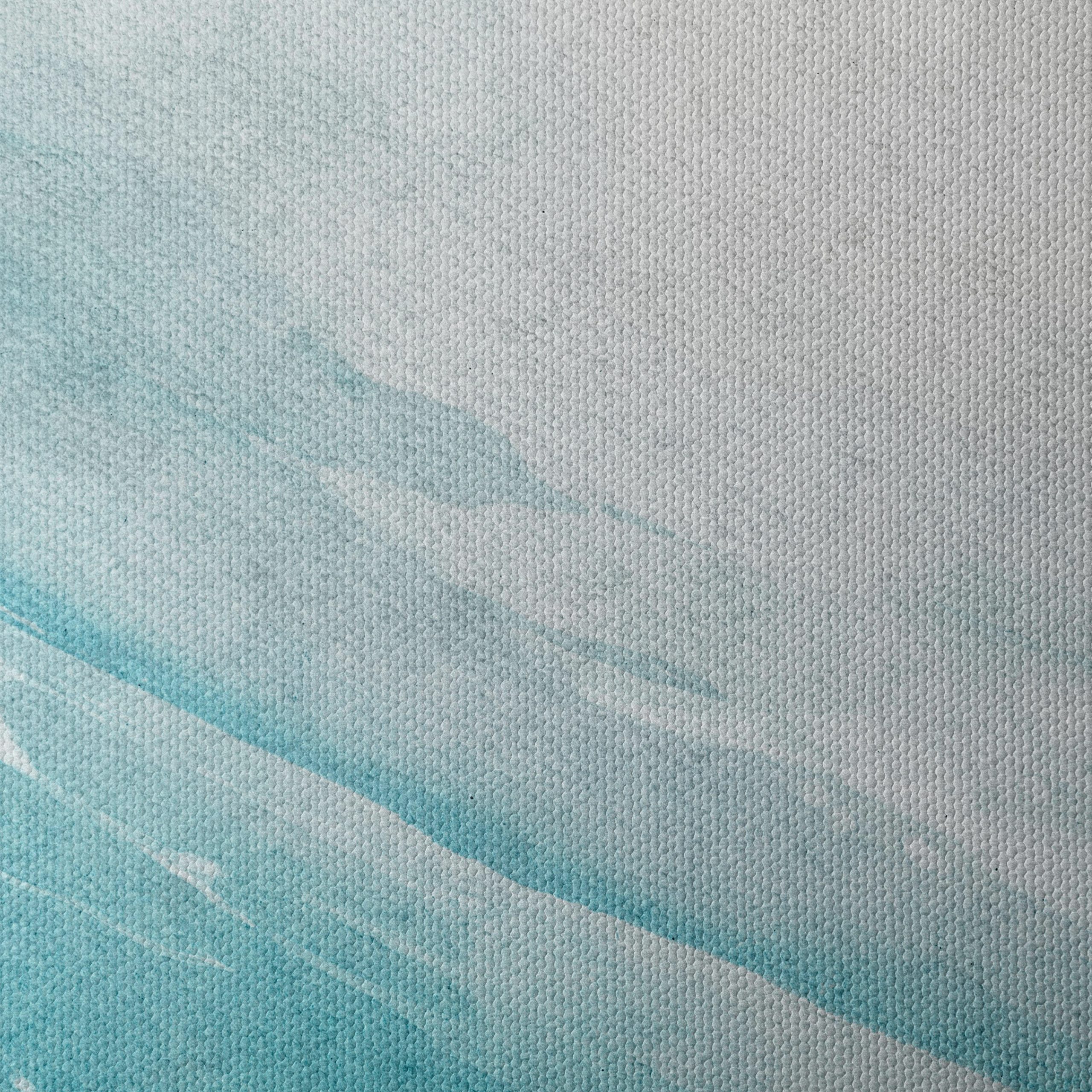 Blue Abstract Watercolor Artwork - Image 4