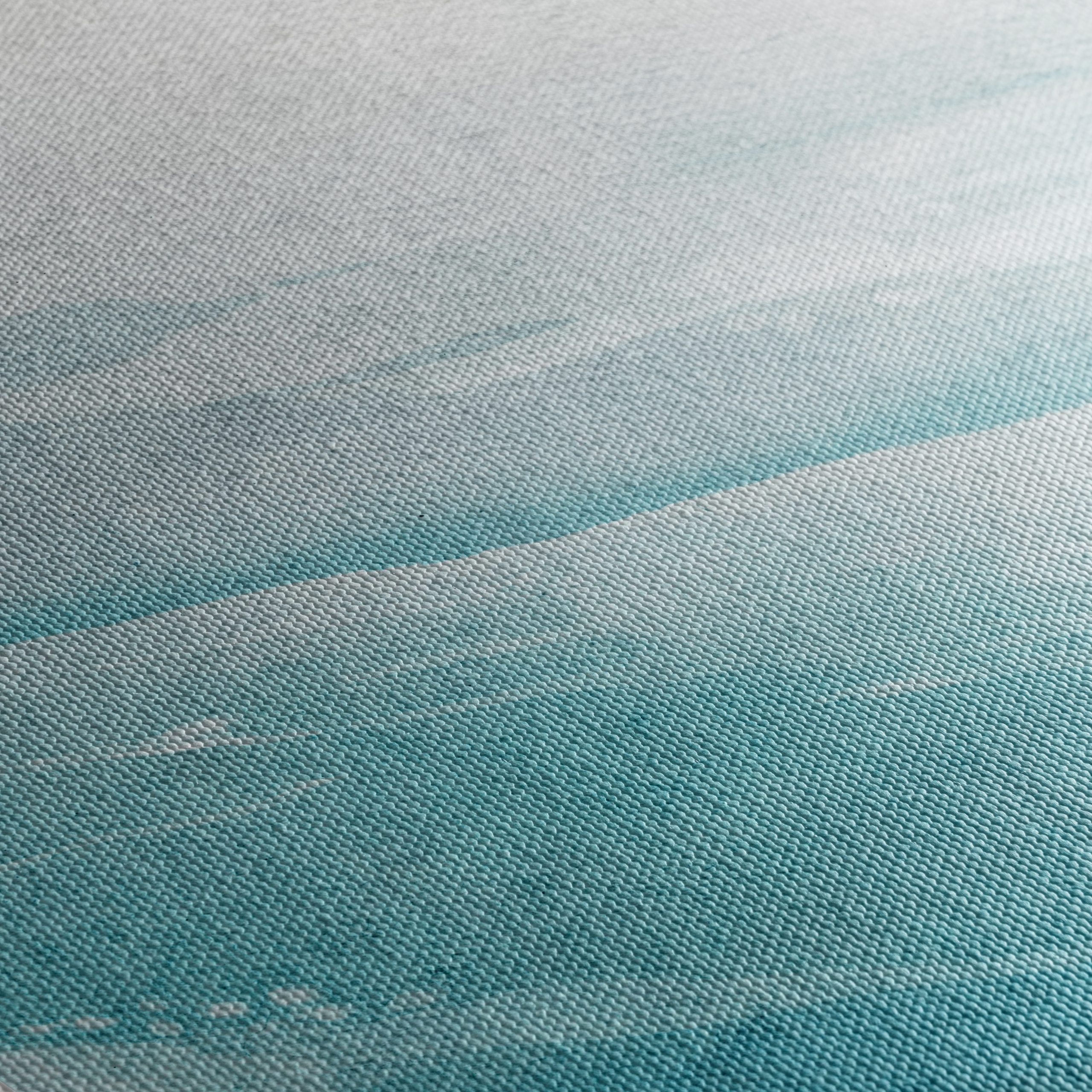 Blue Abstract Watercolor Artwork - Image 5
