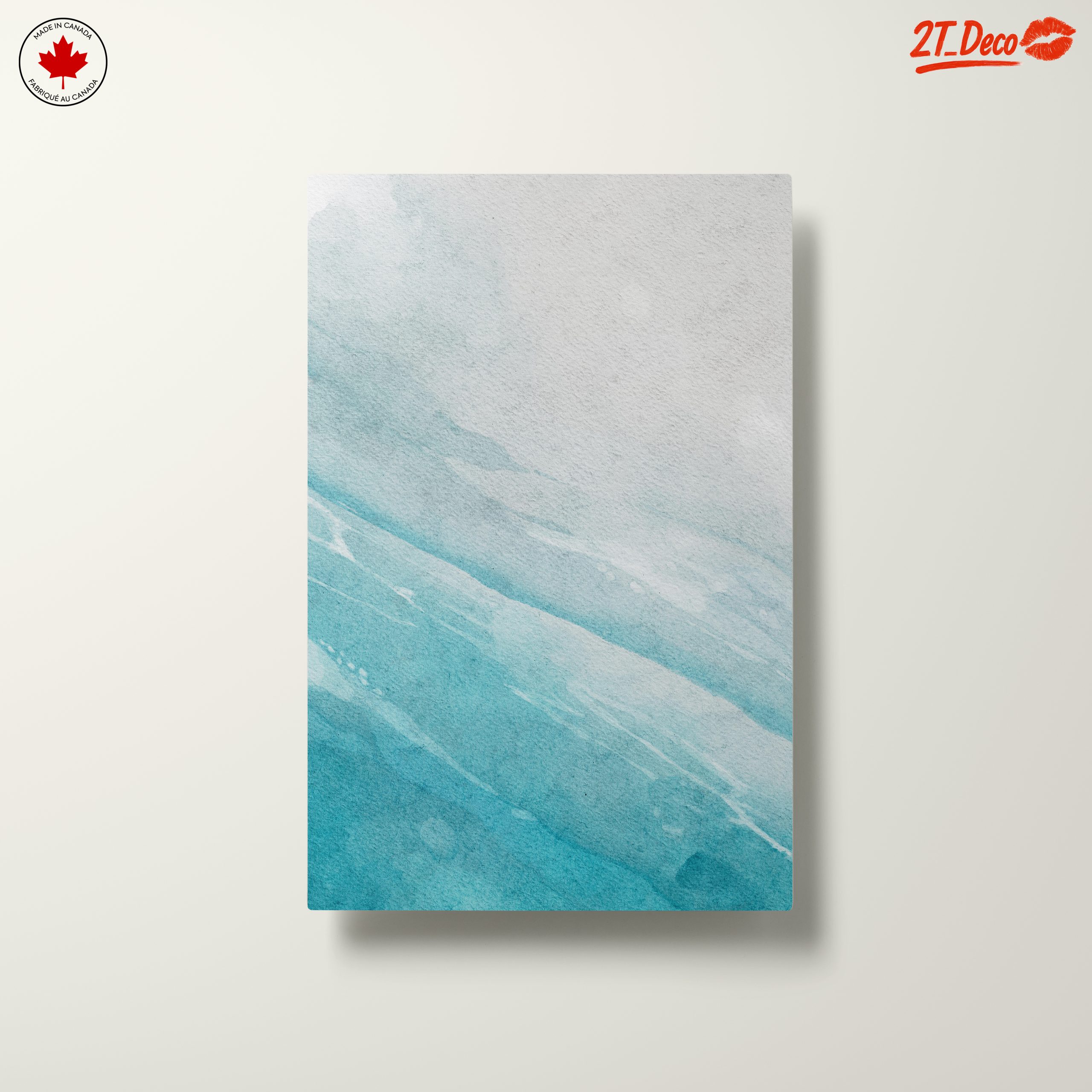 Blue Abstract Watercolor Artwork - Image 10