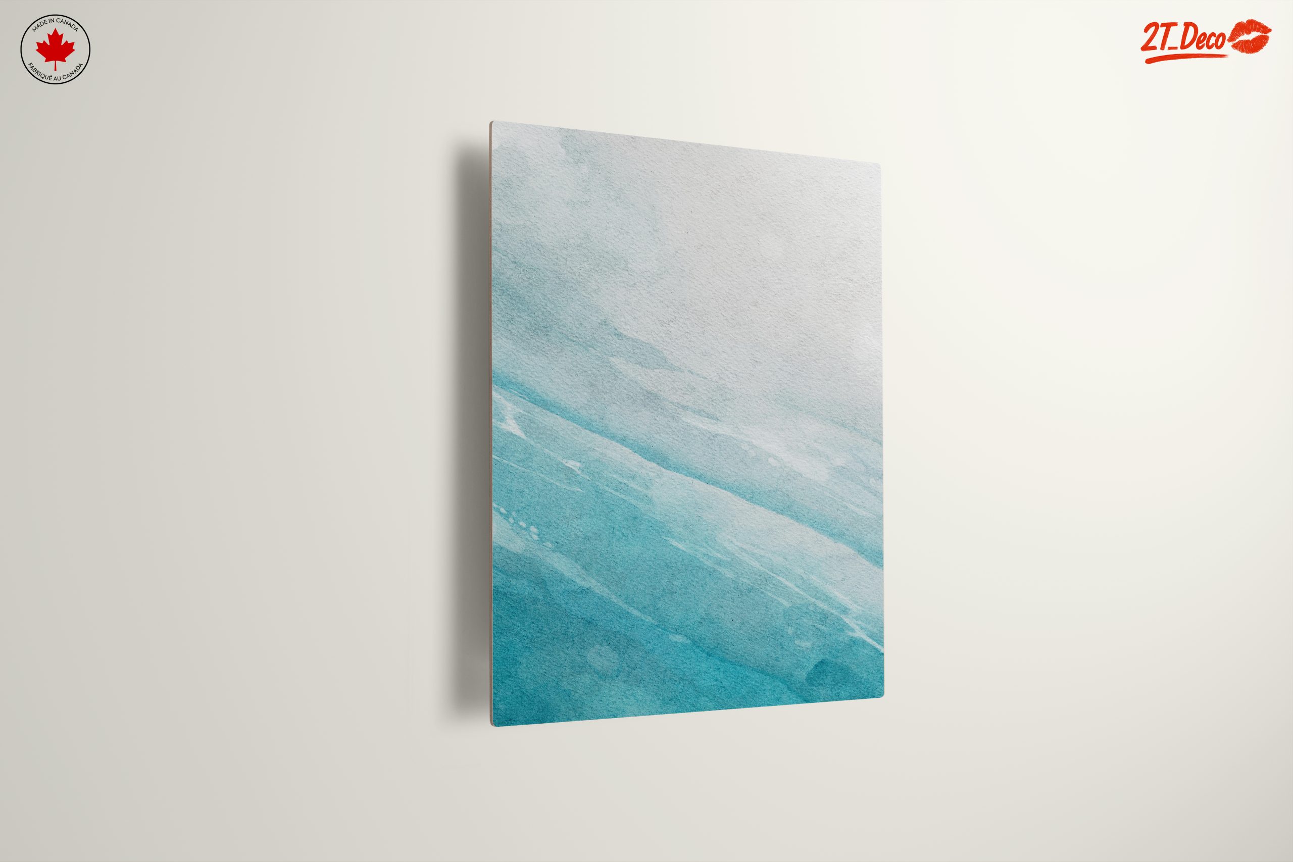 Blue Abstract Watercolor Artwork - Image 13