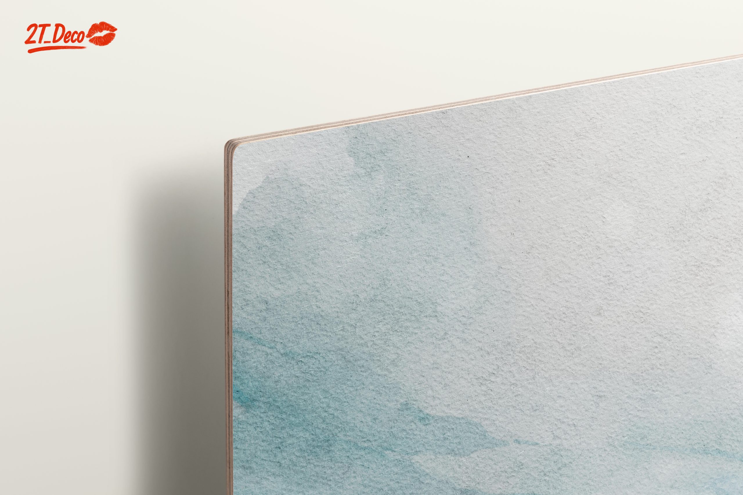 Blue Abstract Watercolor Artwork - Image 15
