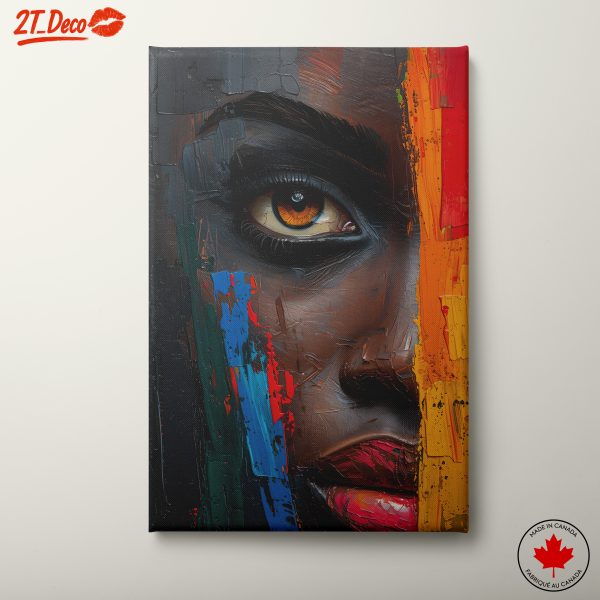 Vibrant Afro Art Portrait 2
