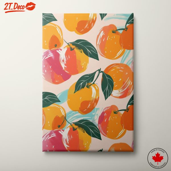 Colorful Abstract Food Art with Fruits