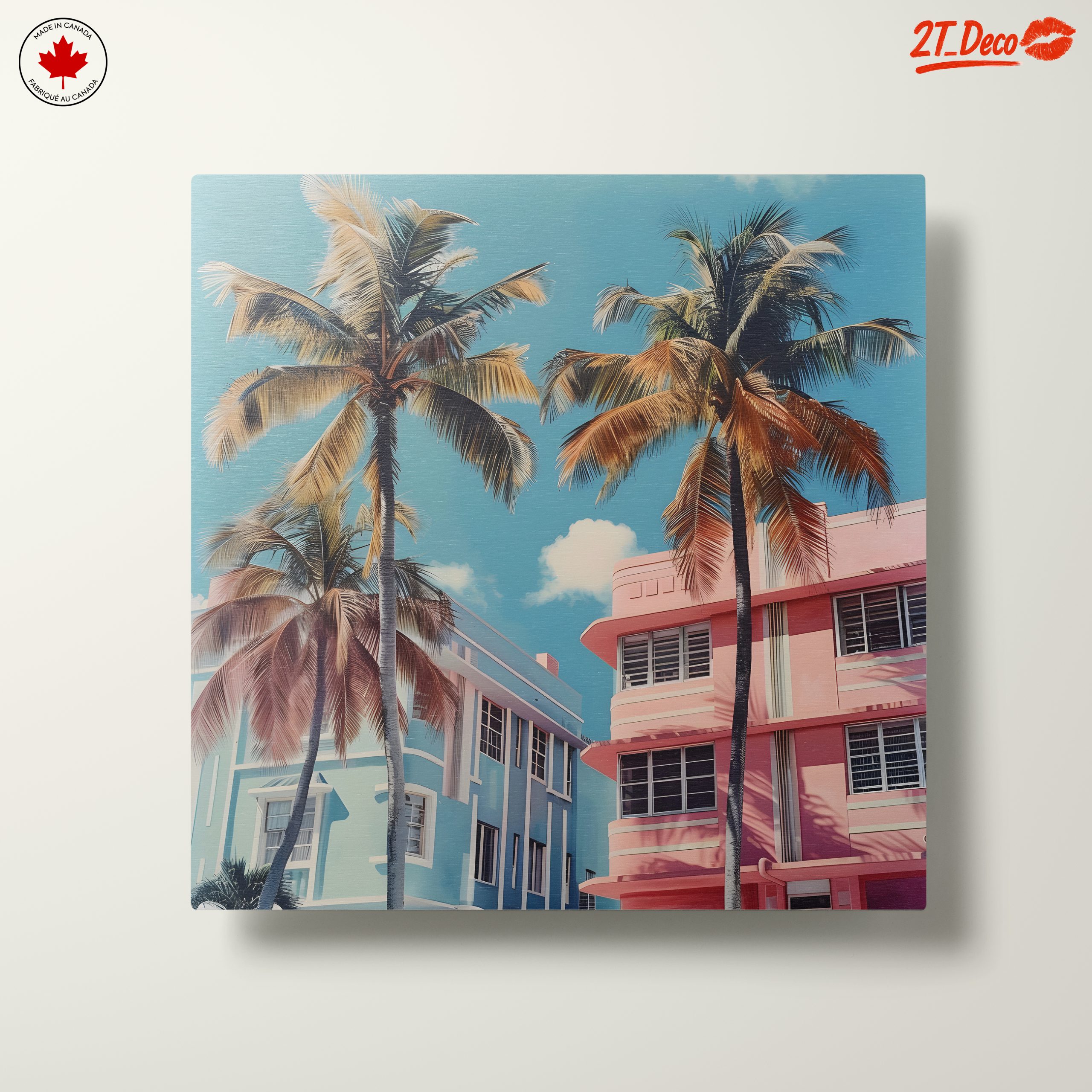 Vibrant Tropical Landscape with Palm Trees - Image 10