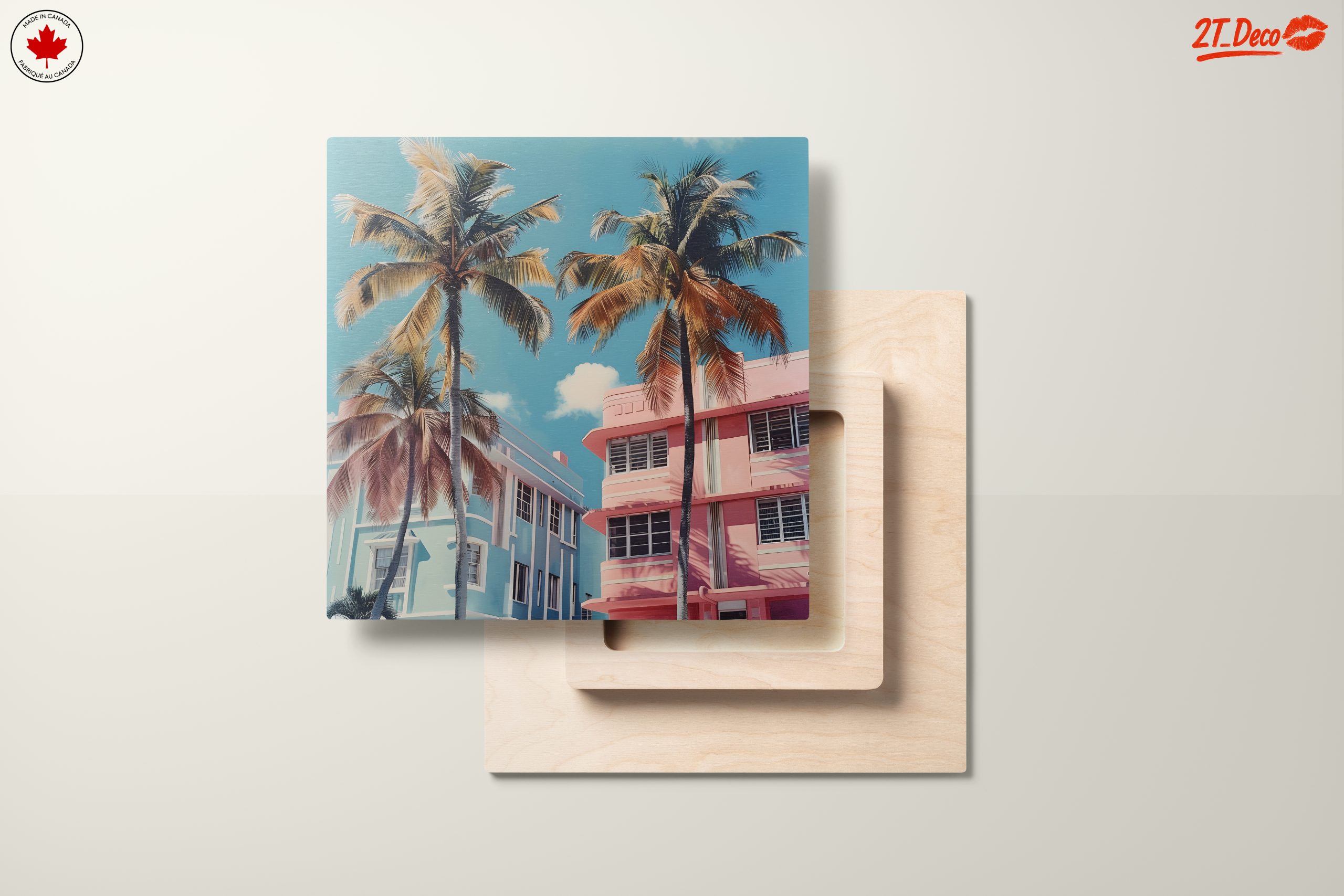 Vibrant Tropical Landscape with Palm Trees - Image 11
