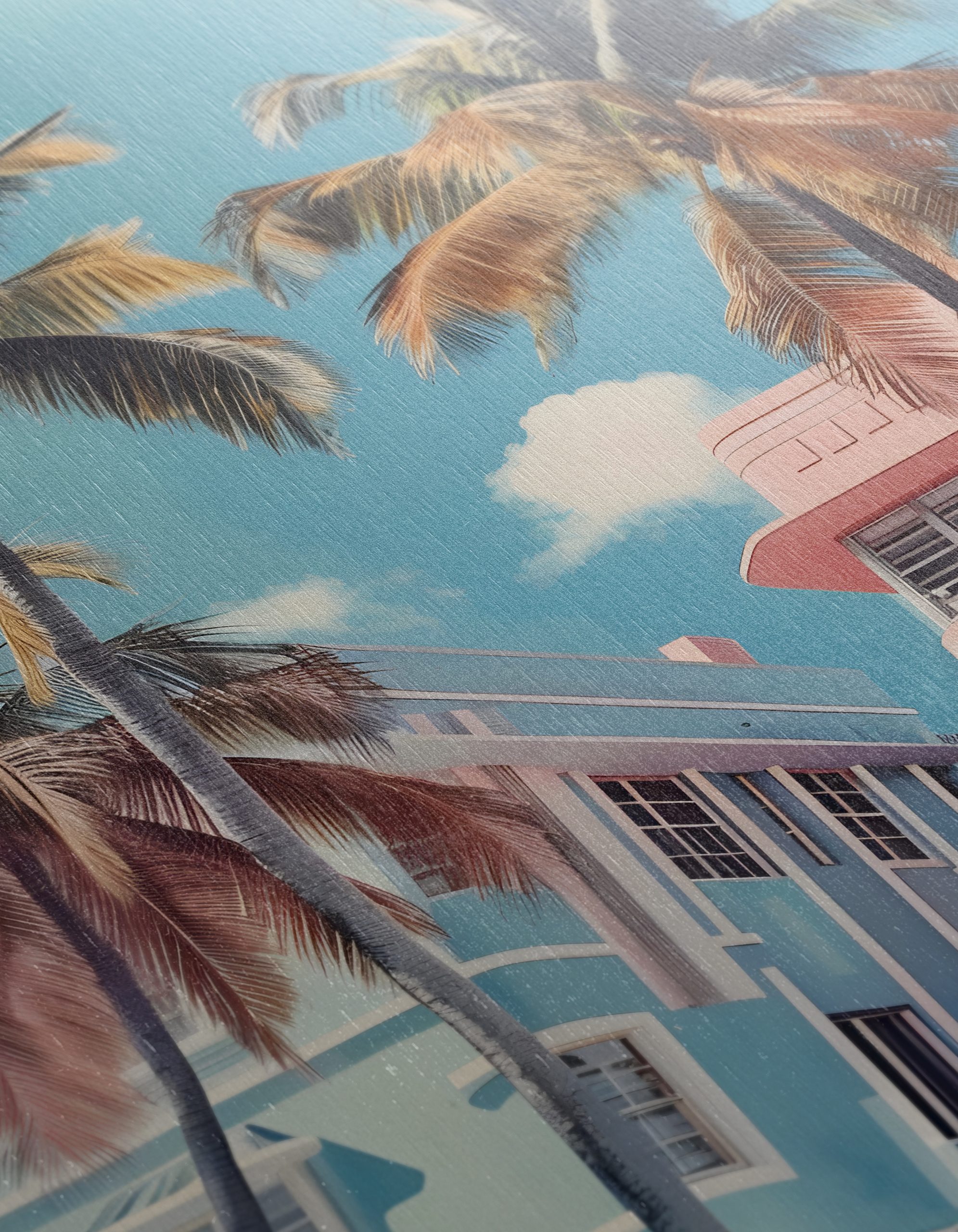 Vibrant Tropical Landscape with Palm Trees - Image 12
