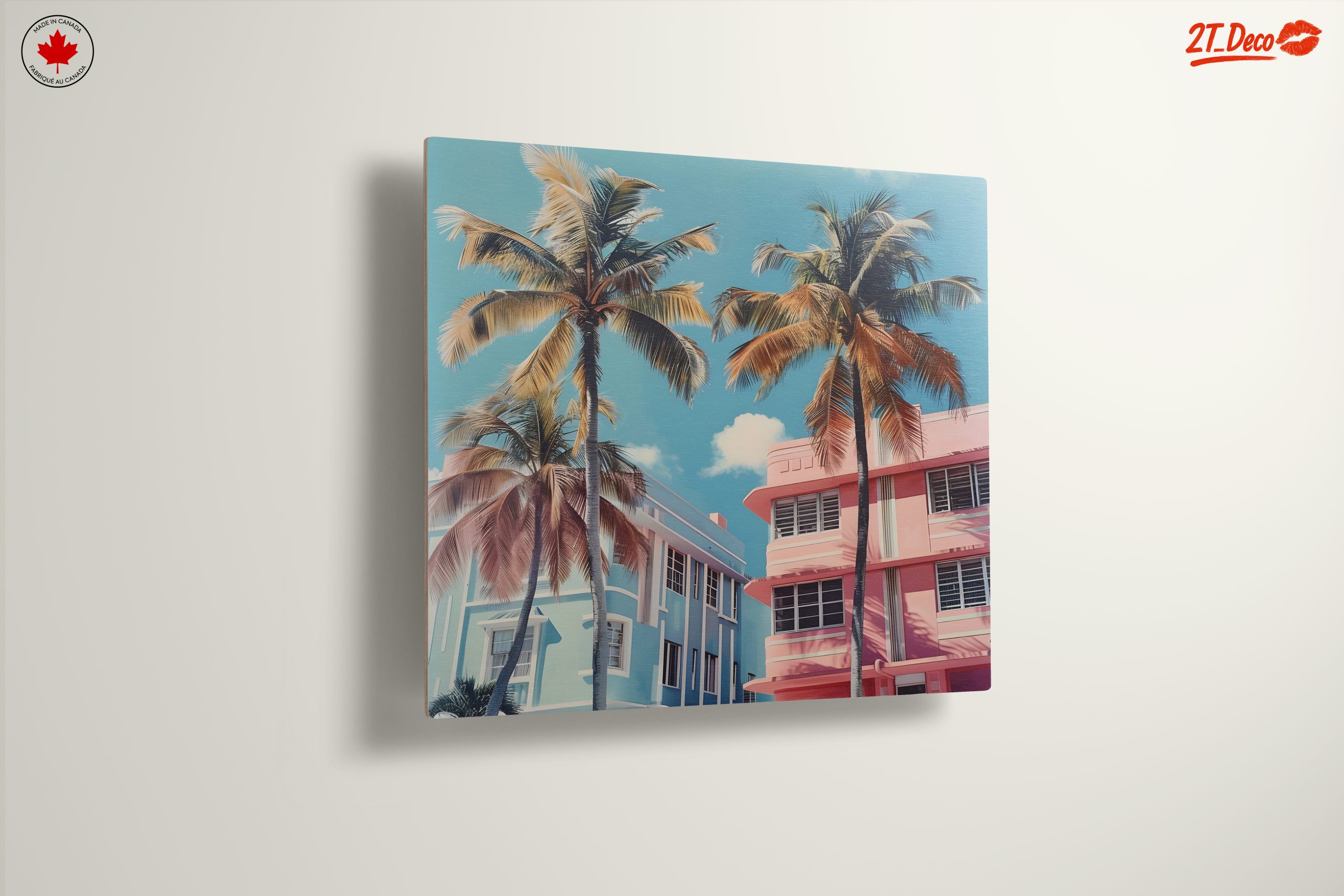 Vibrant Tropical Landscape with Palm Trees - Image 13