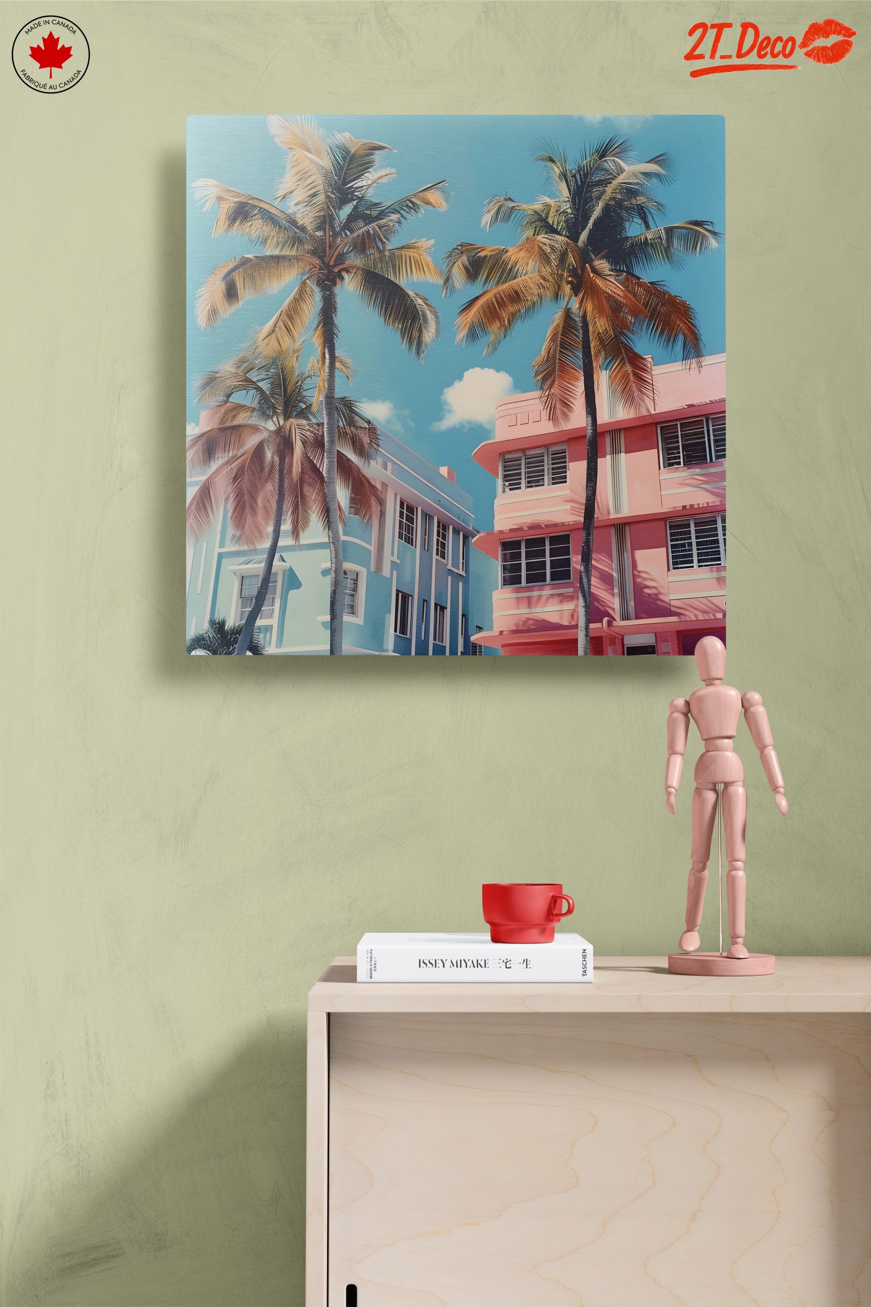 Vibrant Tropical Landscape with Palm Trees - Image 14