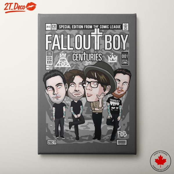 Fall Out Boy Band Illustration