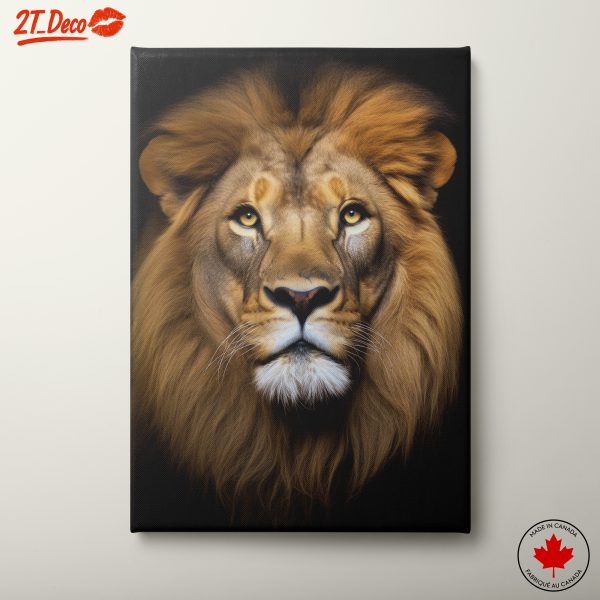 Majestic Lion Portrait Wall Art 7
