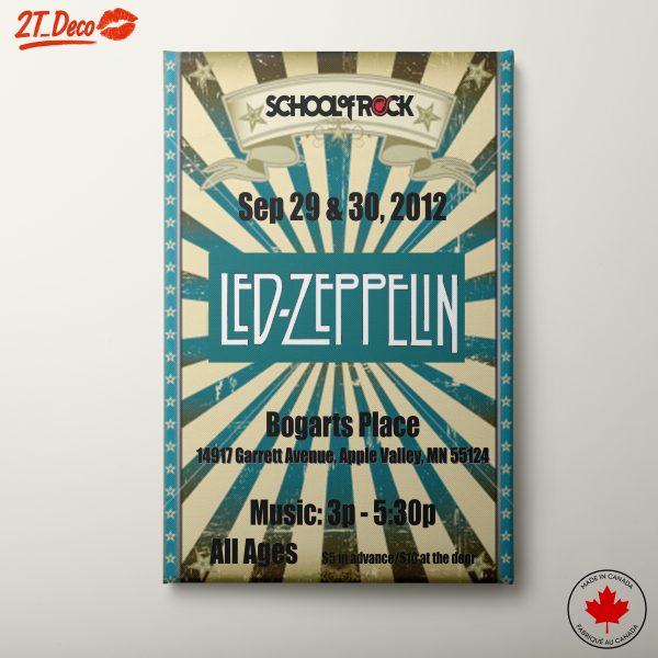 Led Zeppelin Music Event Poster