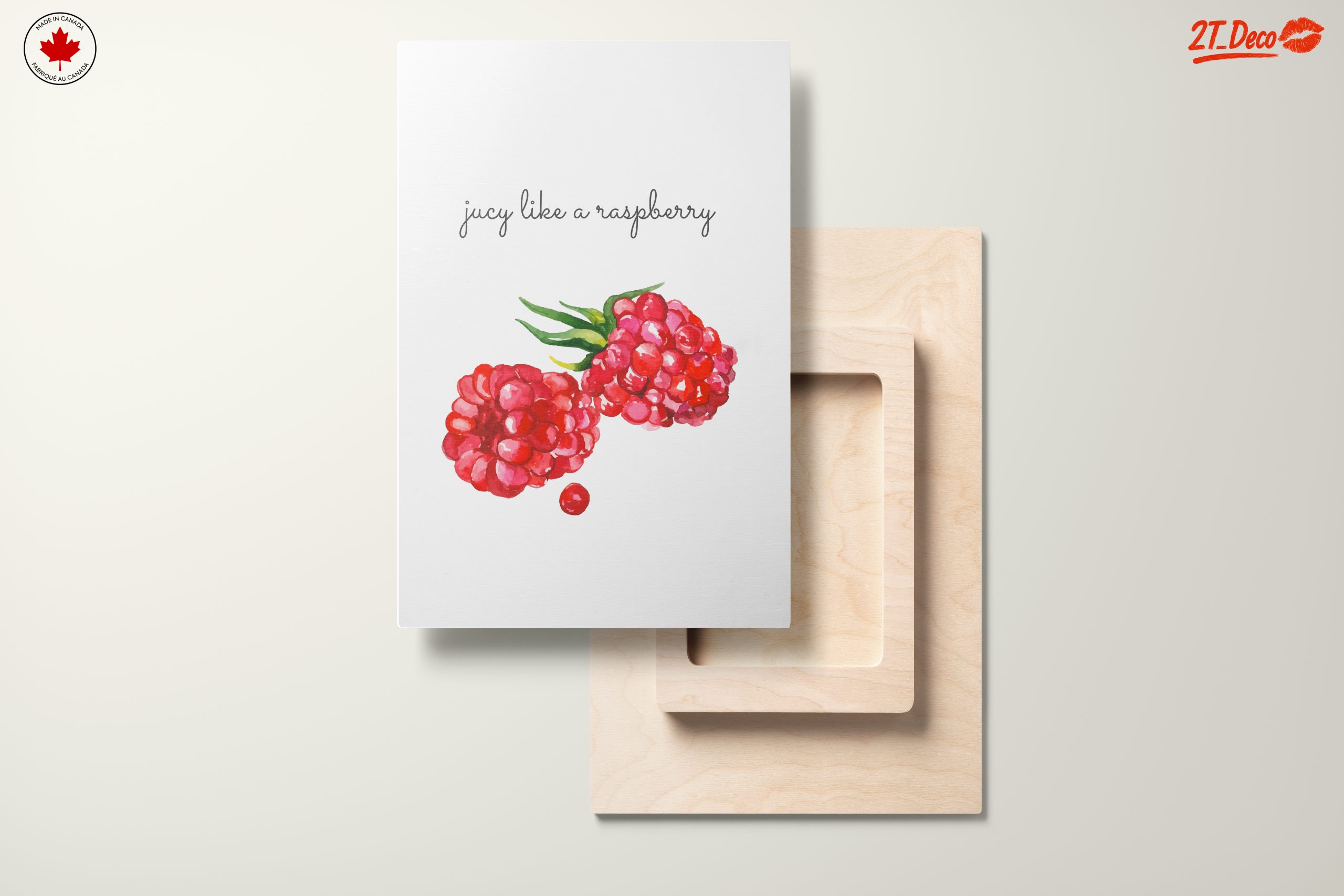 Watercolor Raspberries Art - Image 11