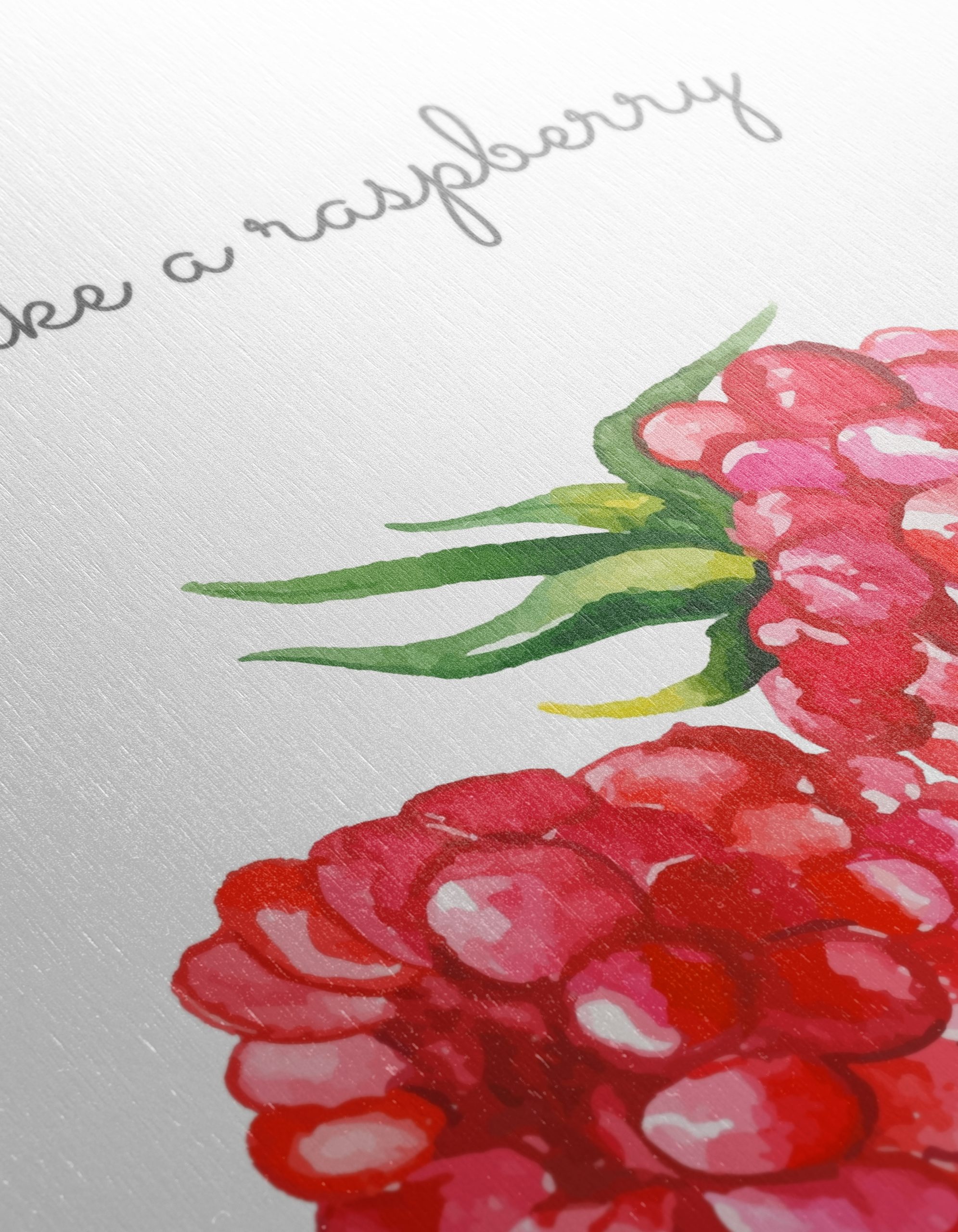 Watercolor Raspberries Art - Image 12
