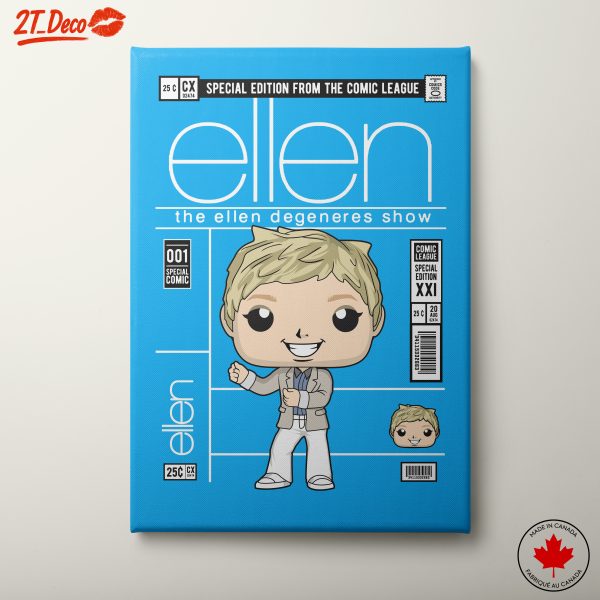 Ellen Degeneres Cute Character Art