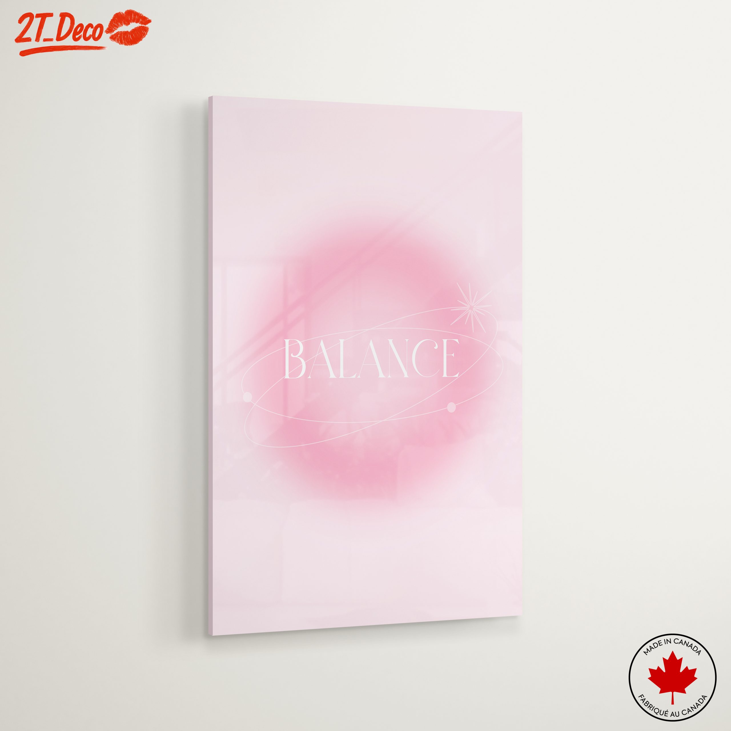 Inspirational Balance Text Art for Uplifting Spaces - Image 6