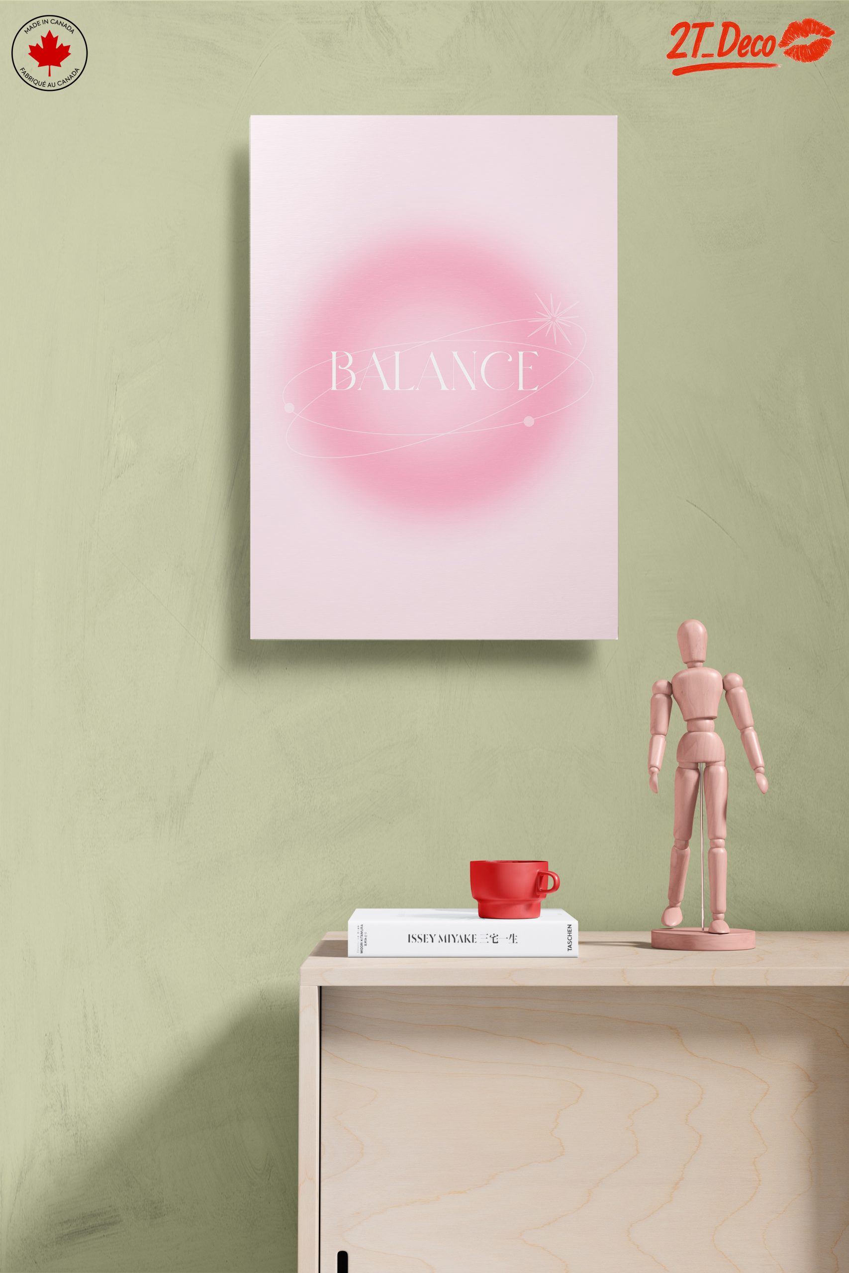 Inspirational Balance Text Art for Uplifting Spaces - Image 14