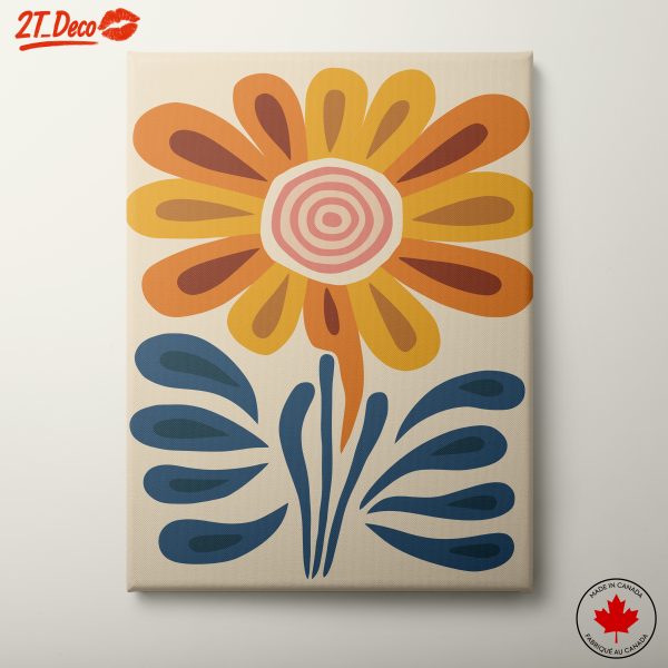 Stylized Botanical Abstract Flower Art 2