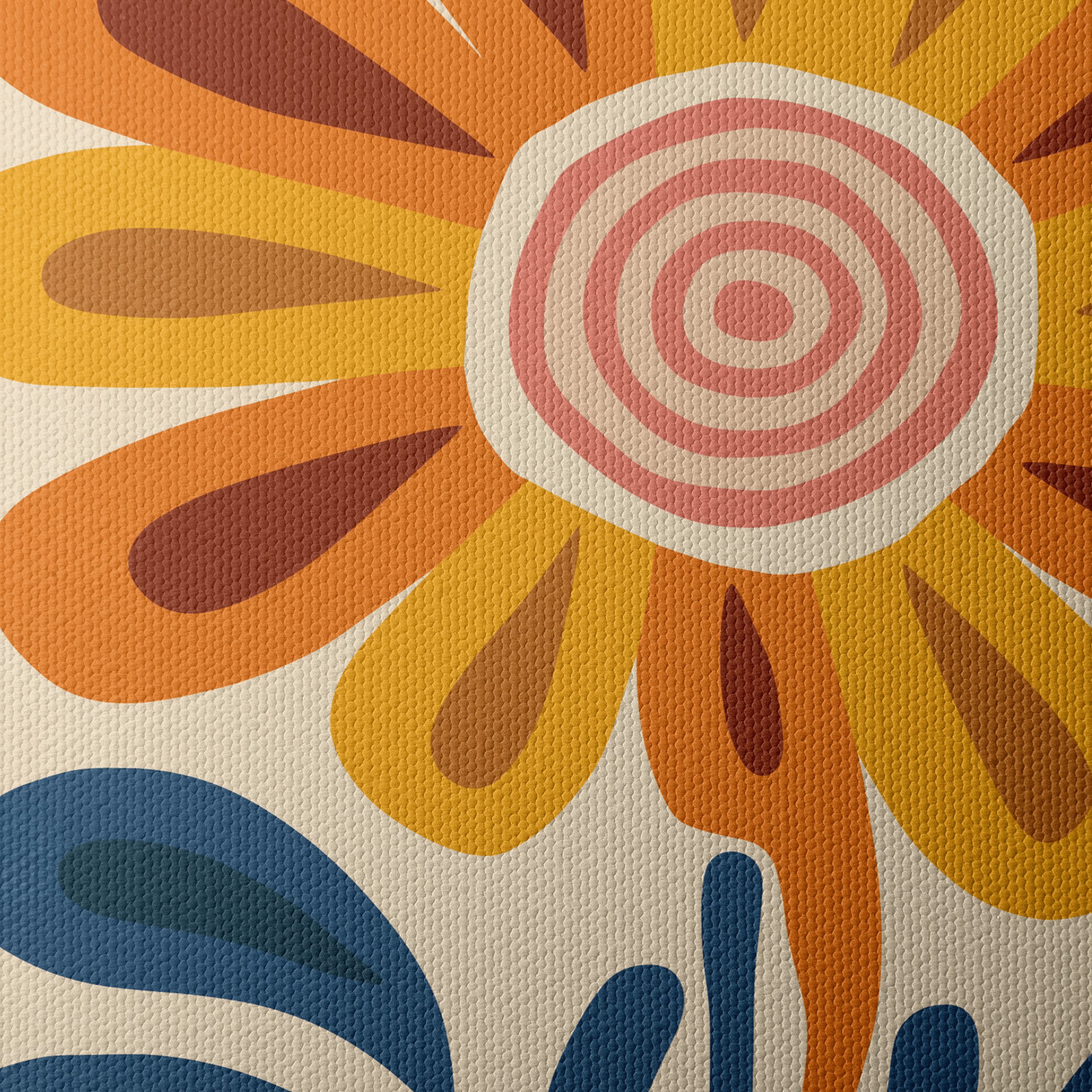 Stylized Botanical Abstract Flower Art 2 - Image 4