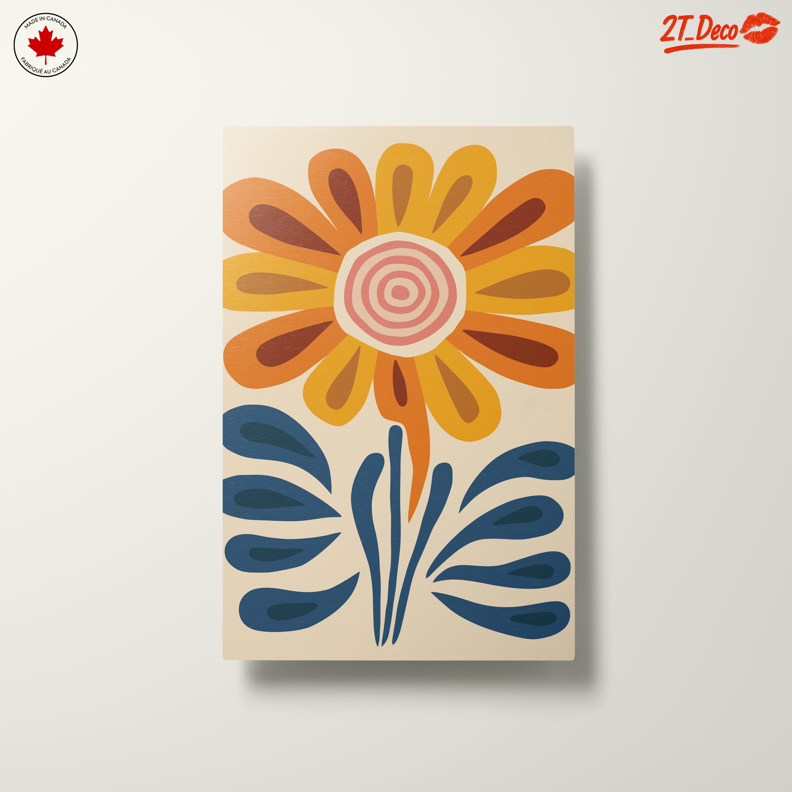 Stylized Botanical Abstract Flower Art 2 - Image 10