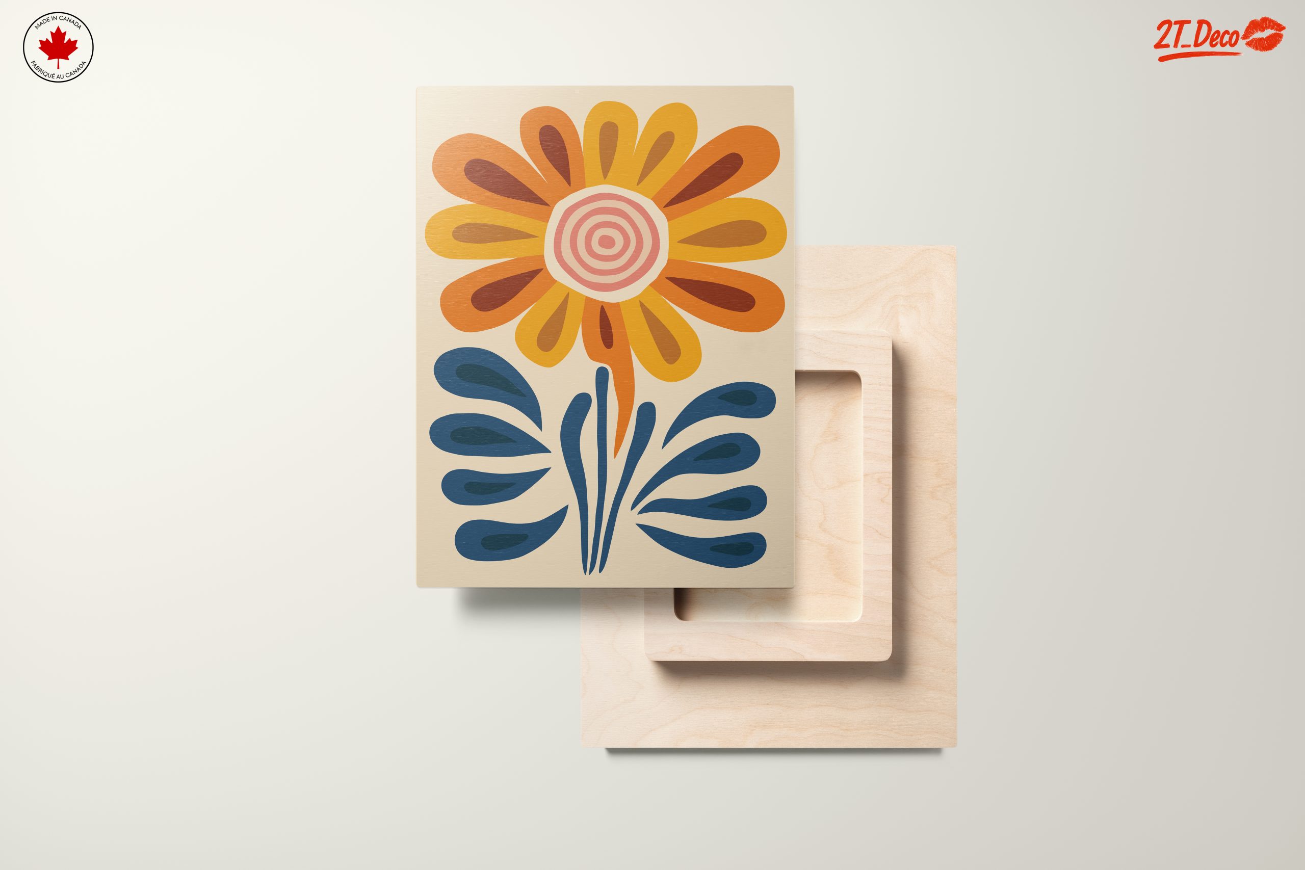 Stylized Botanical Abstract Flower Art 2 - Image 11