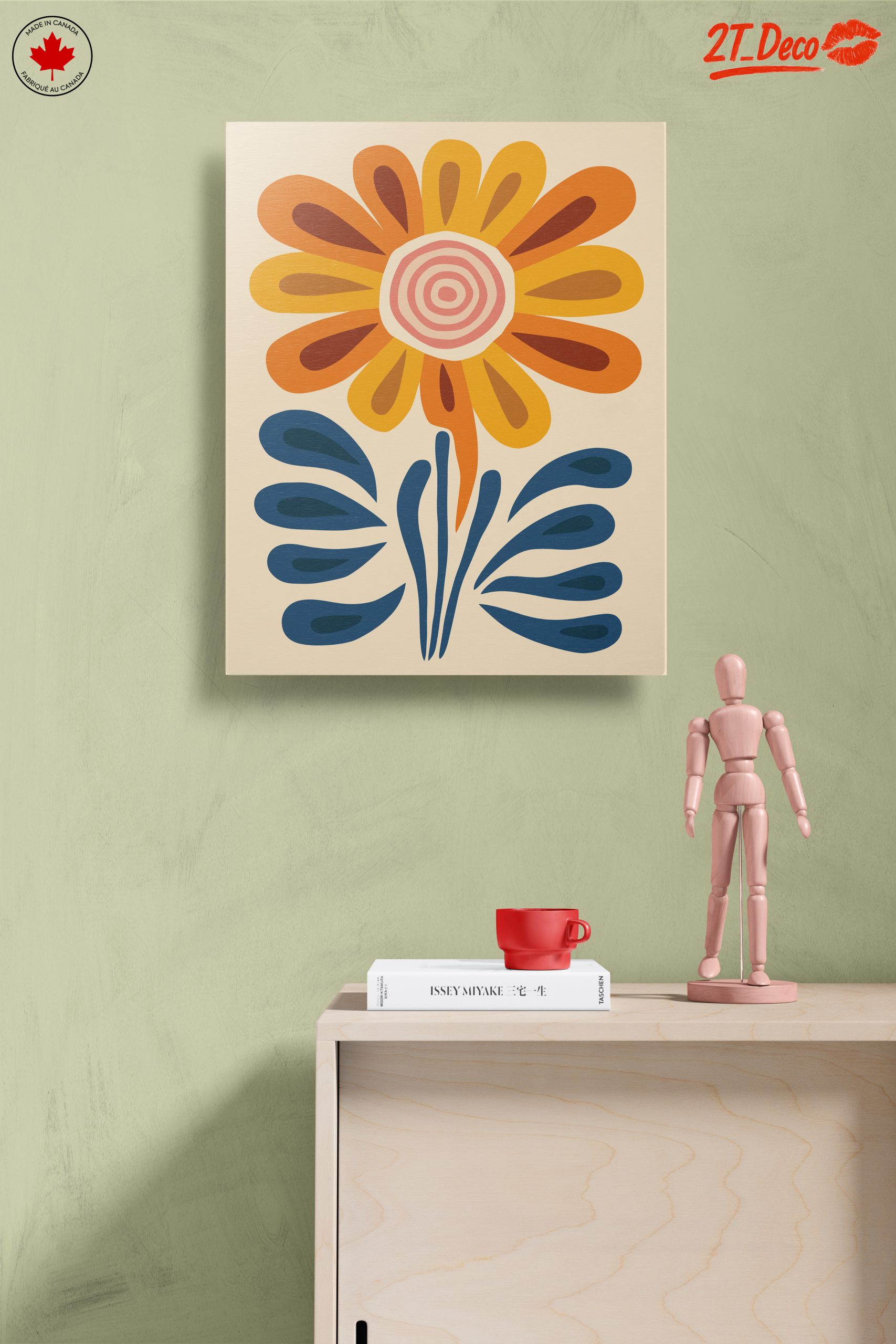 Stylized Botanical Abstract Flower Art 2 - Image 14