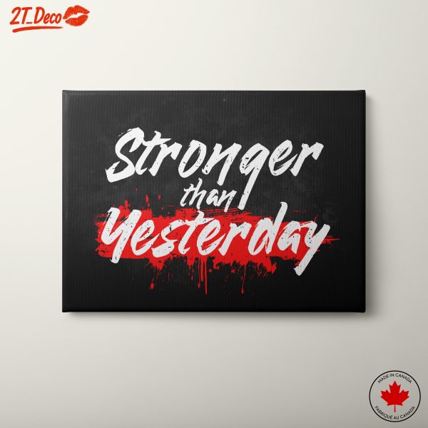 Strong Motivational Quote Wall Art
