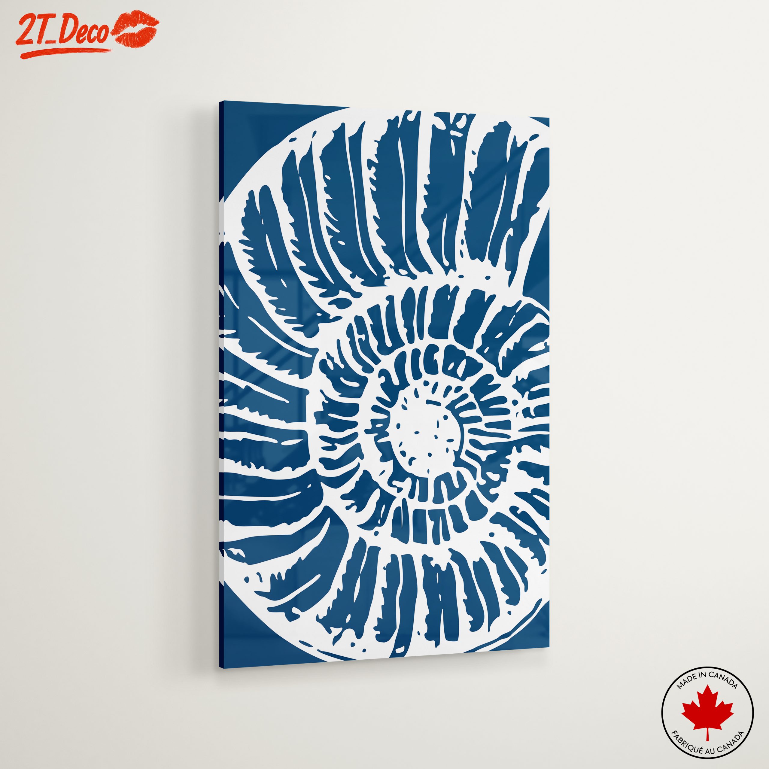 Stylized Marine Spiral Art for Ocean Lovers - Image 6