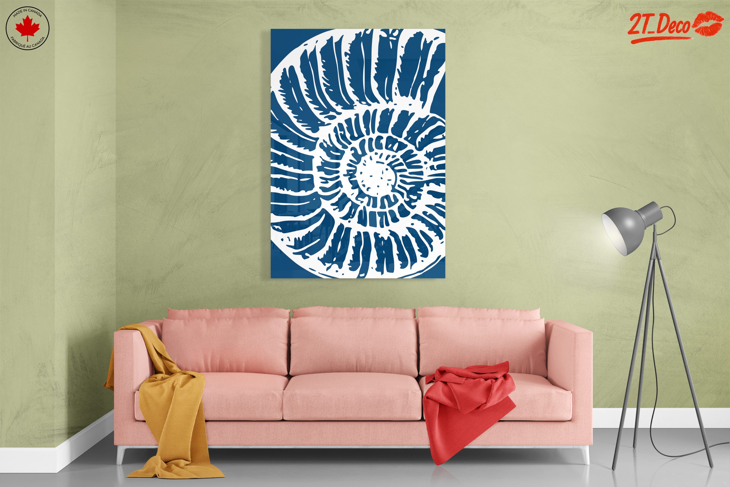 Stylized Marine Spiral Art for Ocean Lovers - Image 7