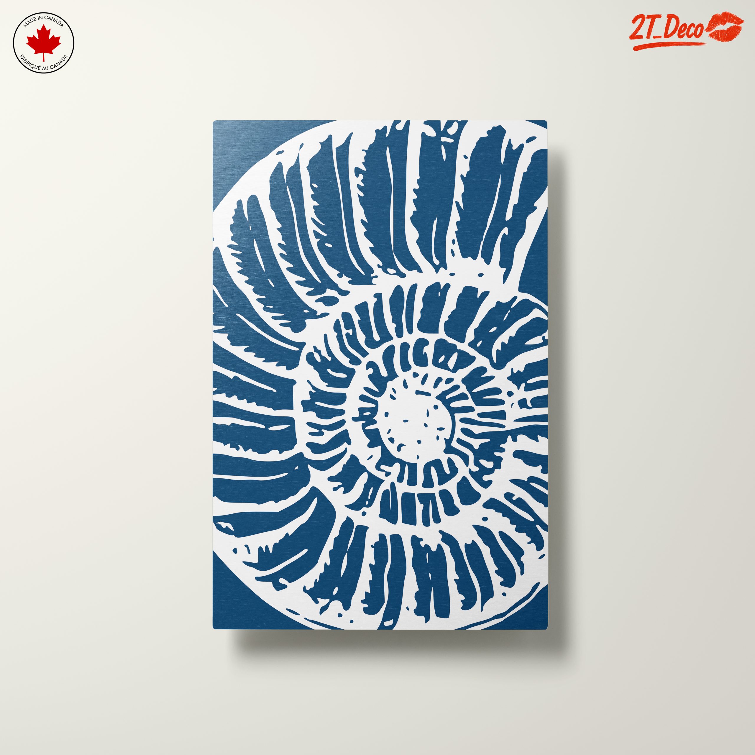 Stylized Marine Spiral Art for Ocean Lovers - Image 10