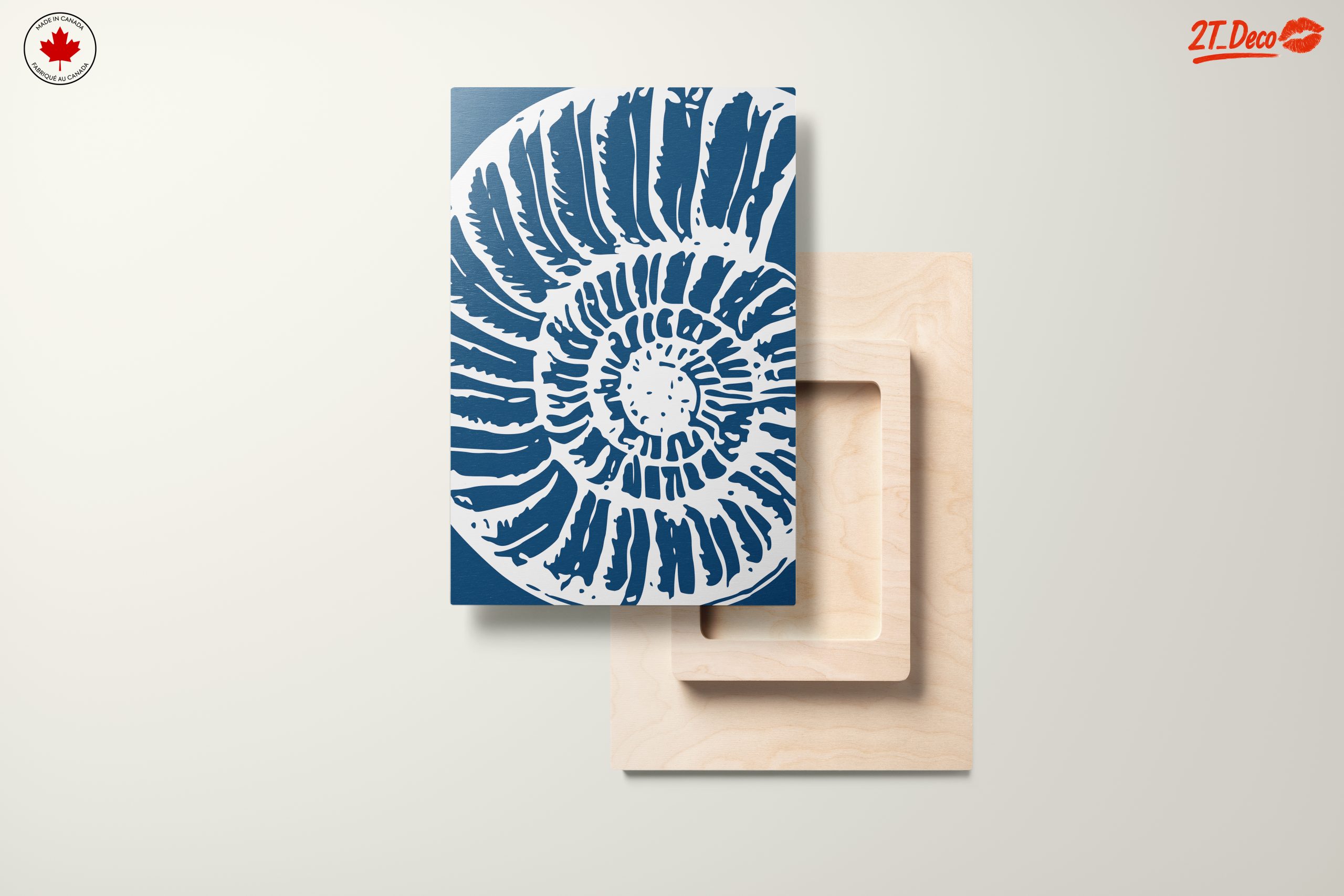 Stylized Marine Spiral Art for Ocean Lovers - Image 11