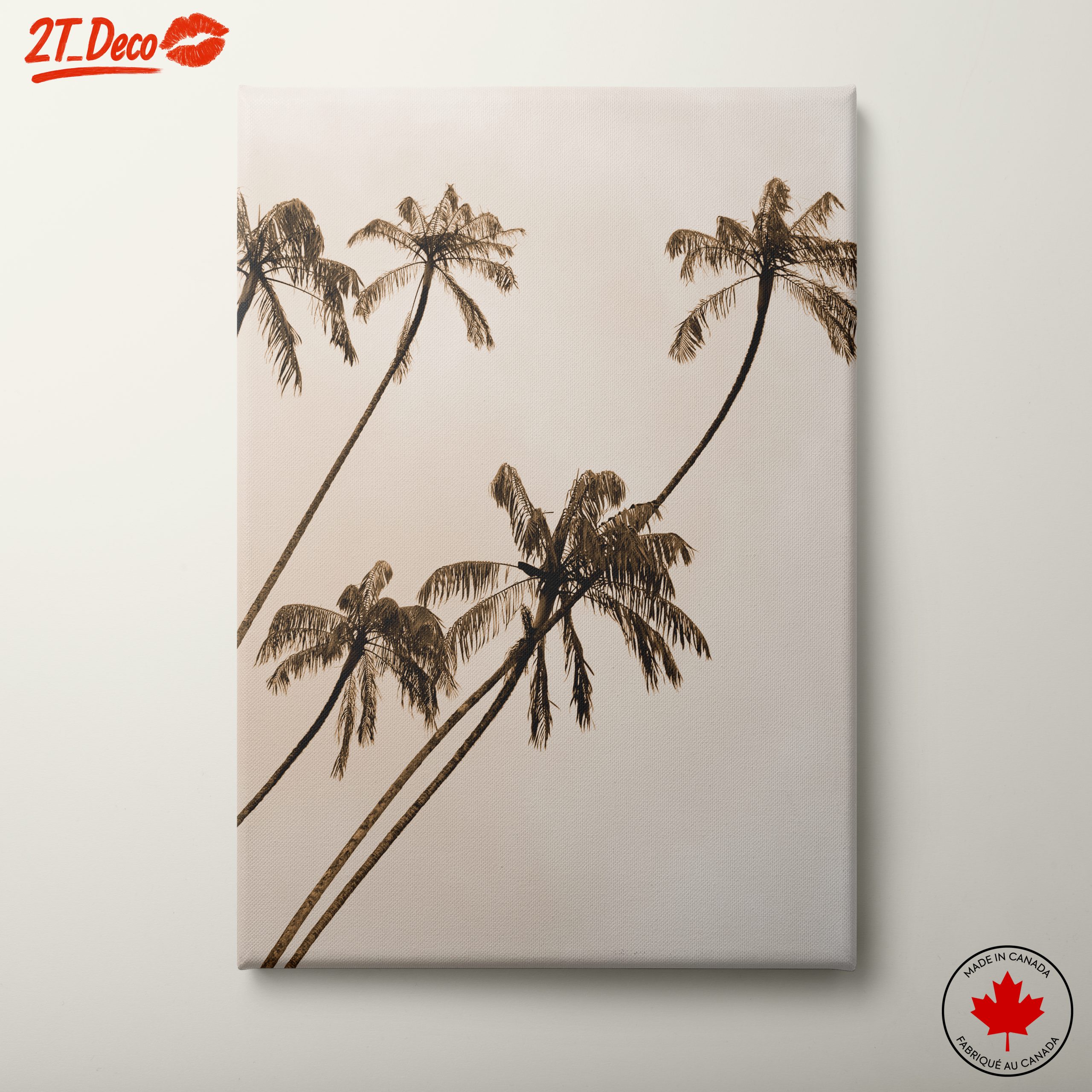 Elegant Palm Trees Silhouette