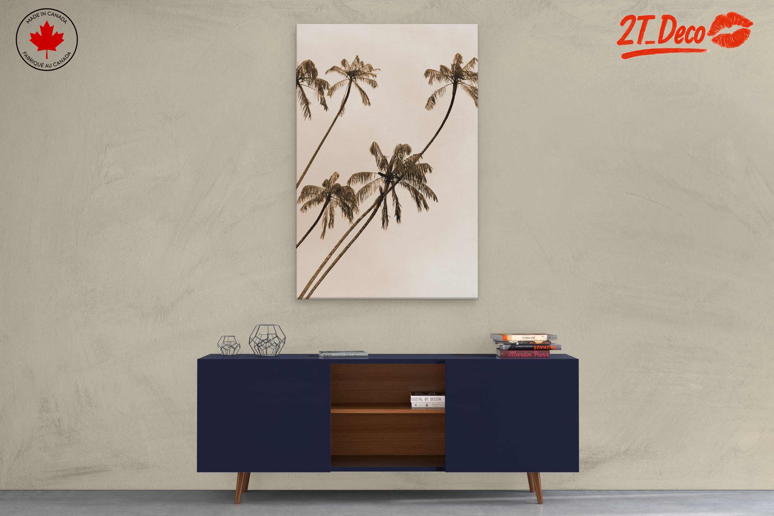 Elegant Palm Trees Silhouette - Image 3