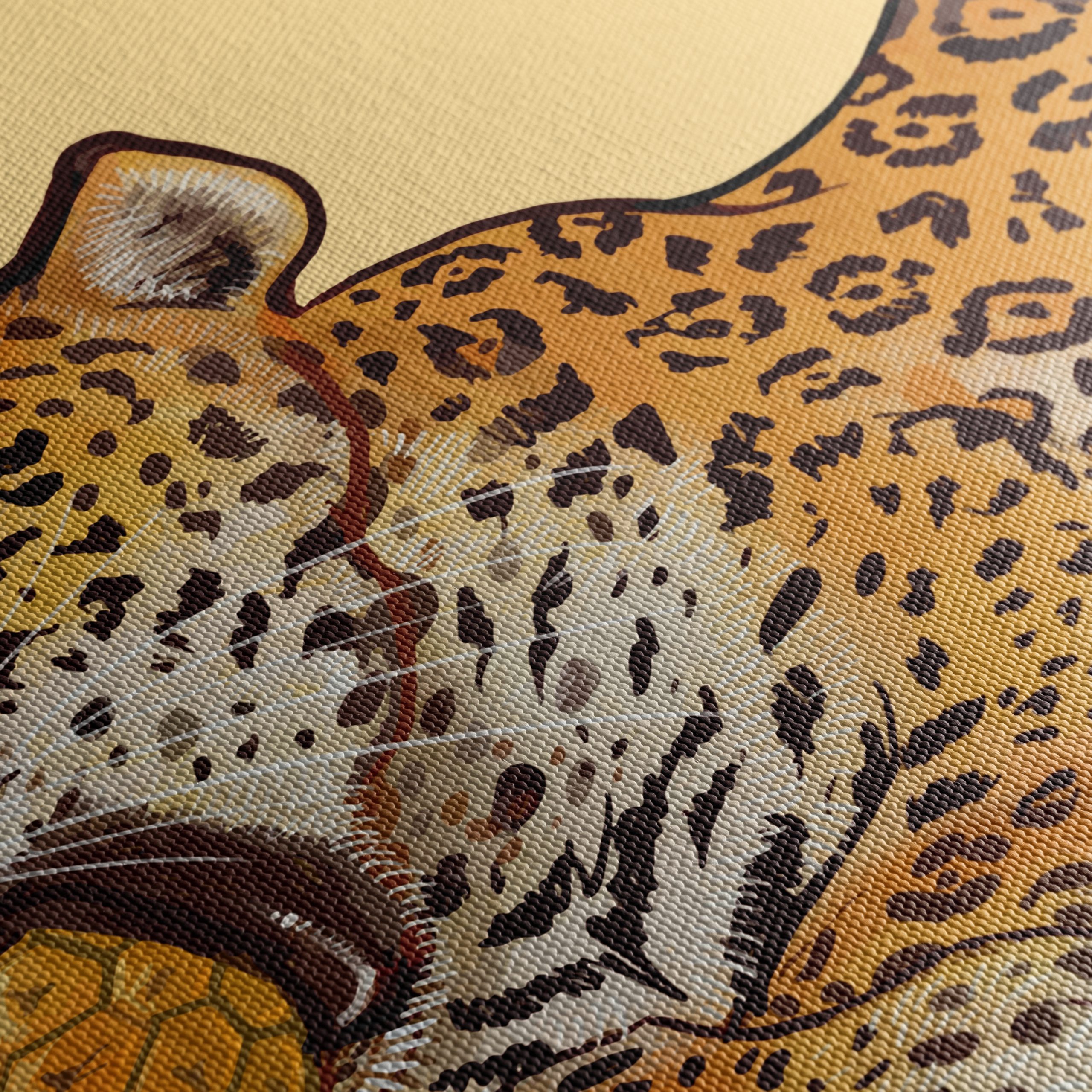 Playful Jaguar with Pineapple Design - Image 5