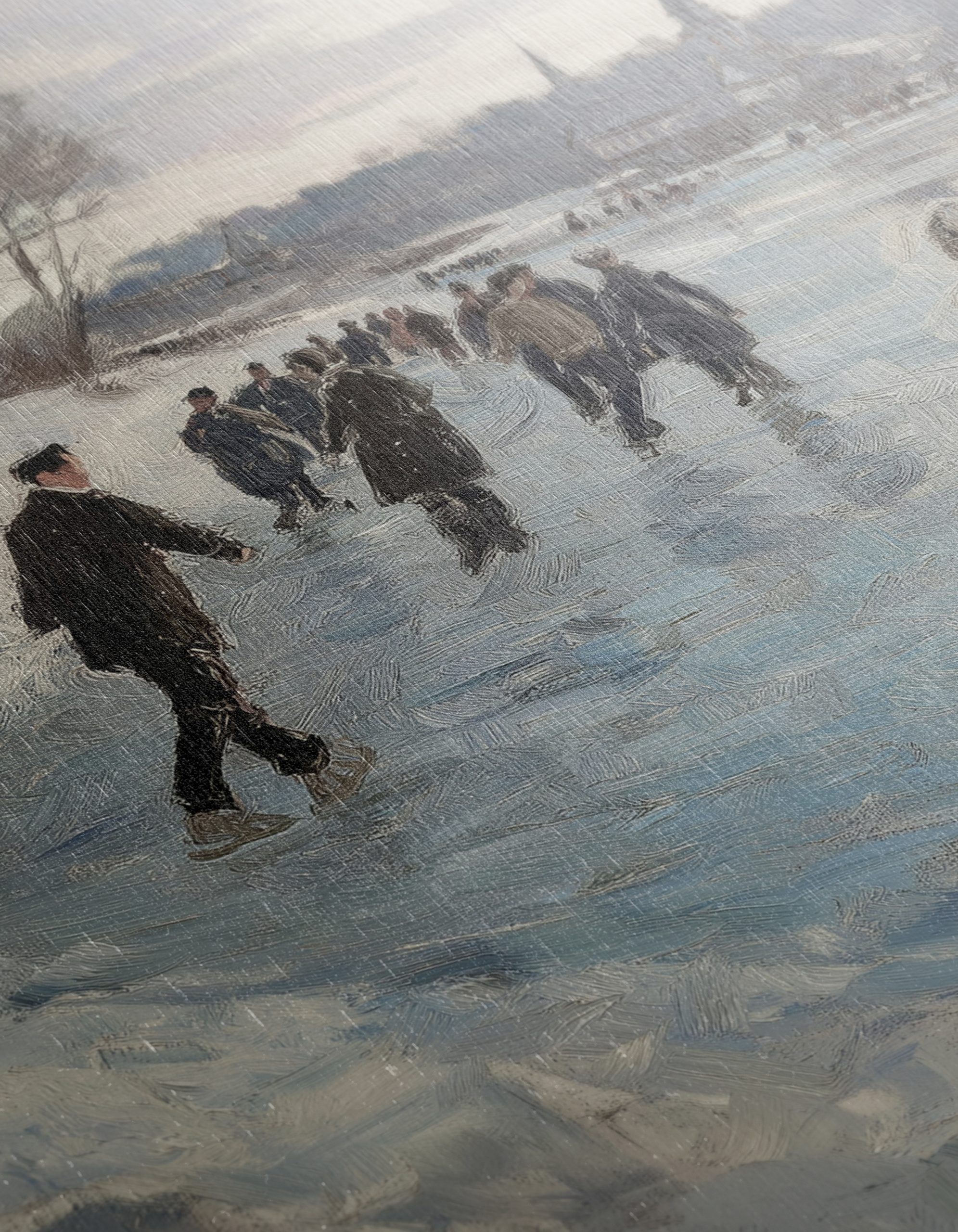 Winter Landscape with Ice Skaters 2 - Image 12