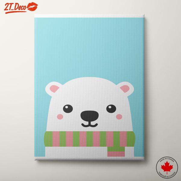 Cute Polar Bear Wall Art