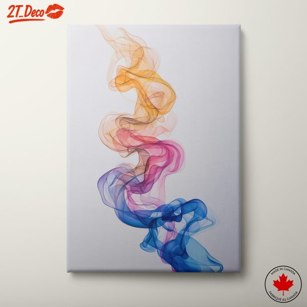 Colorful Abstract Smoke Art for Modern Decor