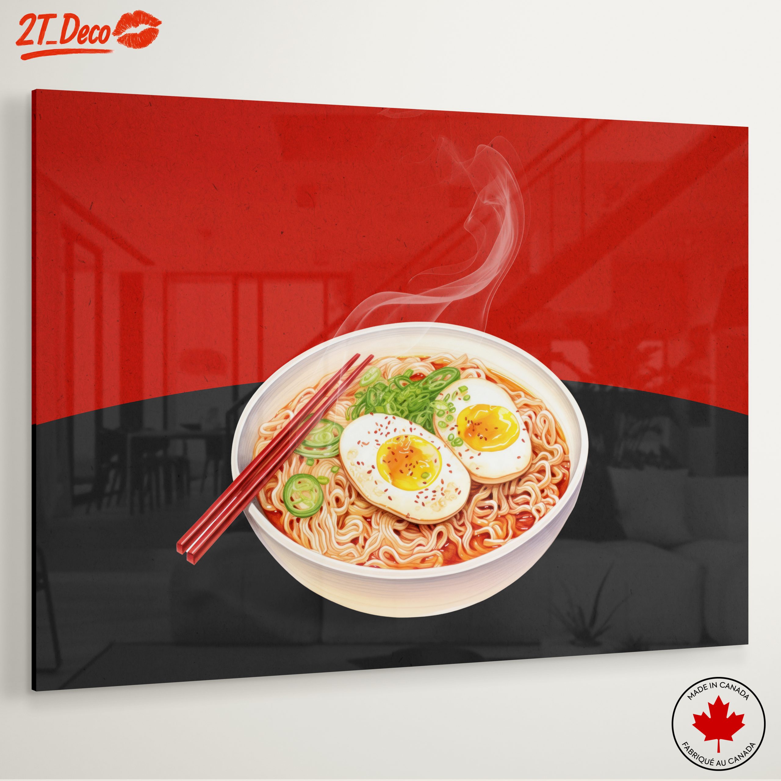 Stylized Bowl of Noodles Artwork - Image 6