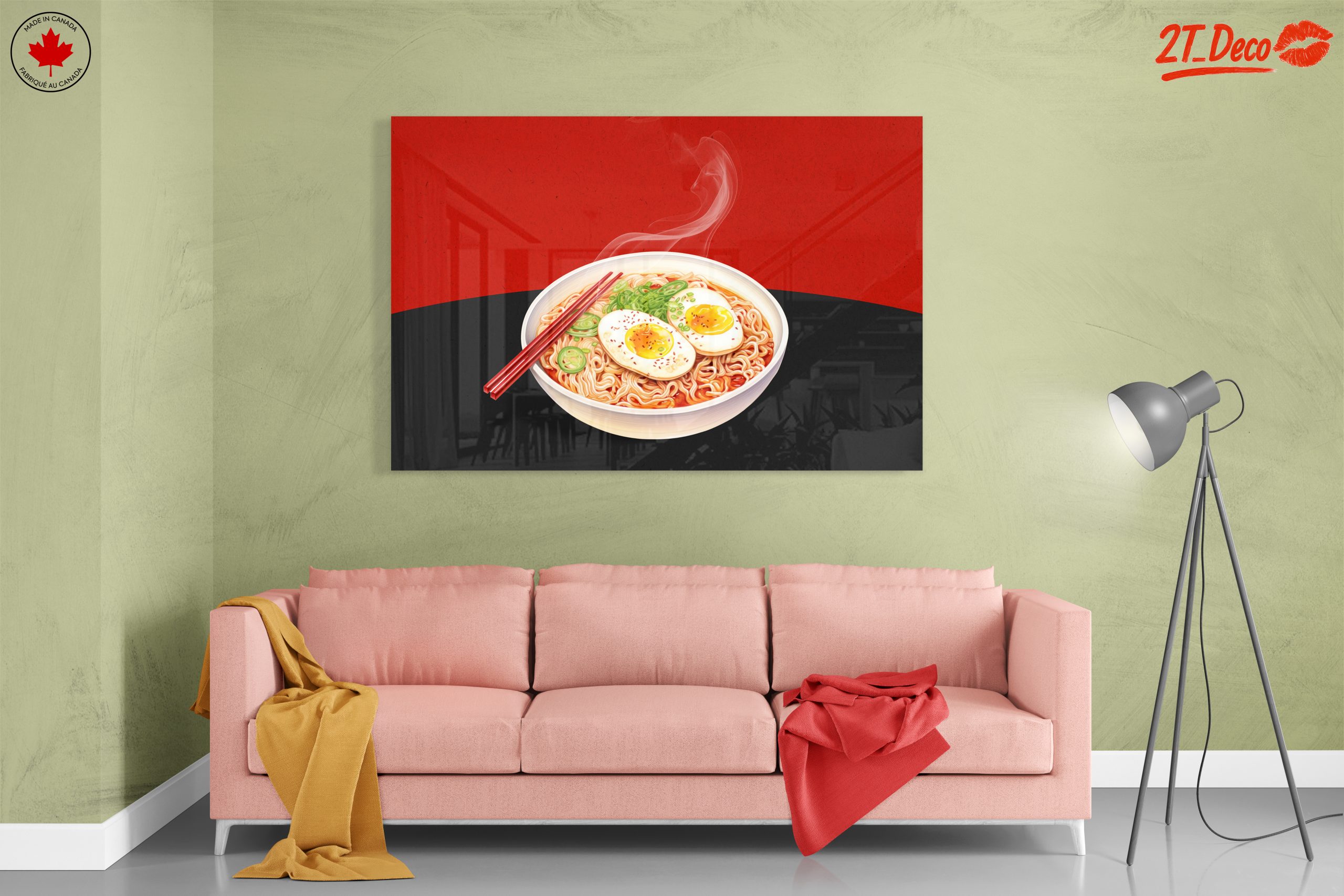 Stylized Bowl of Noodles Artwork - Image 7
