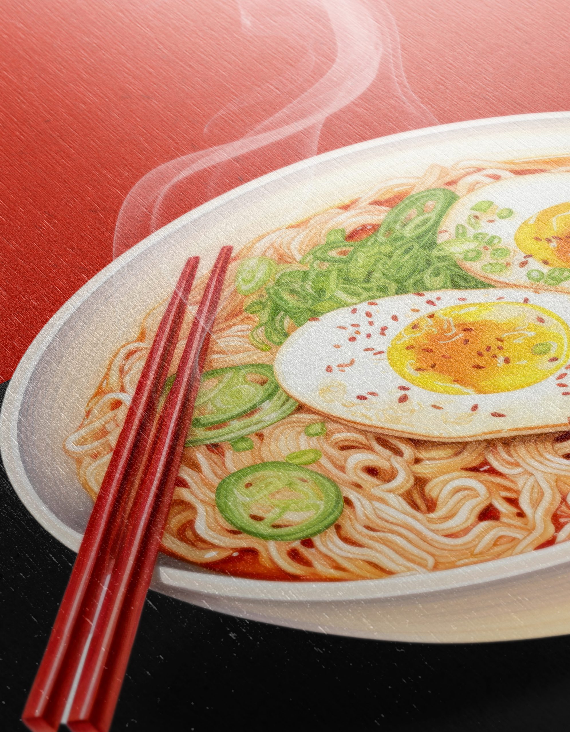 Stylized Bowl of Noodles Artwork - Image 12